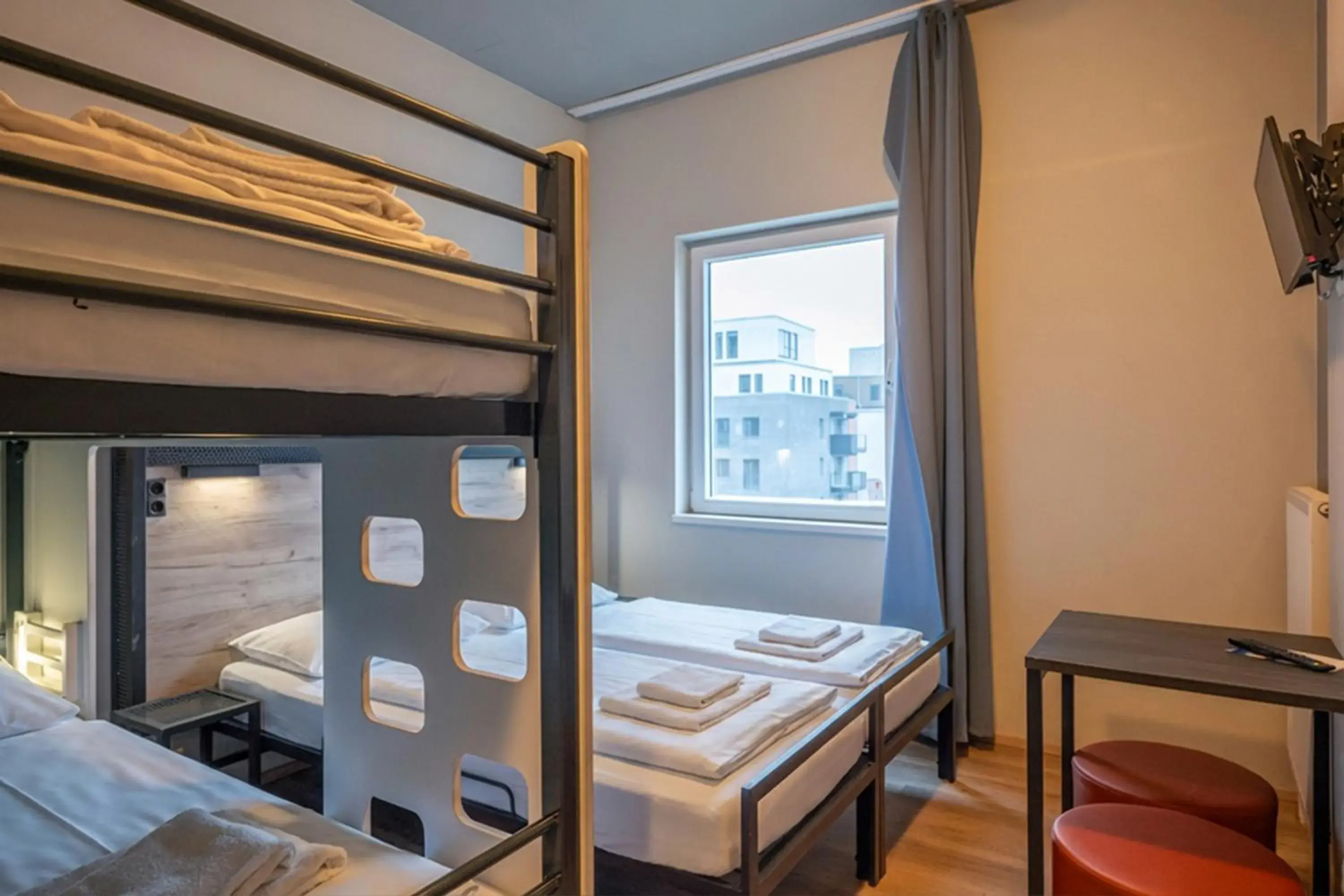 Bedroom, Bed in a&o Copenhagen Nørrebro Bedroom, Bed in a&o Copenhagen Nørrebro