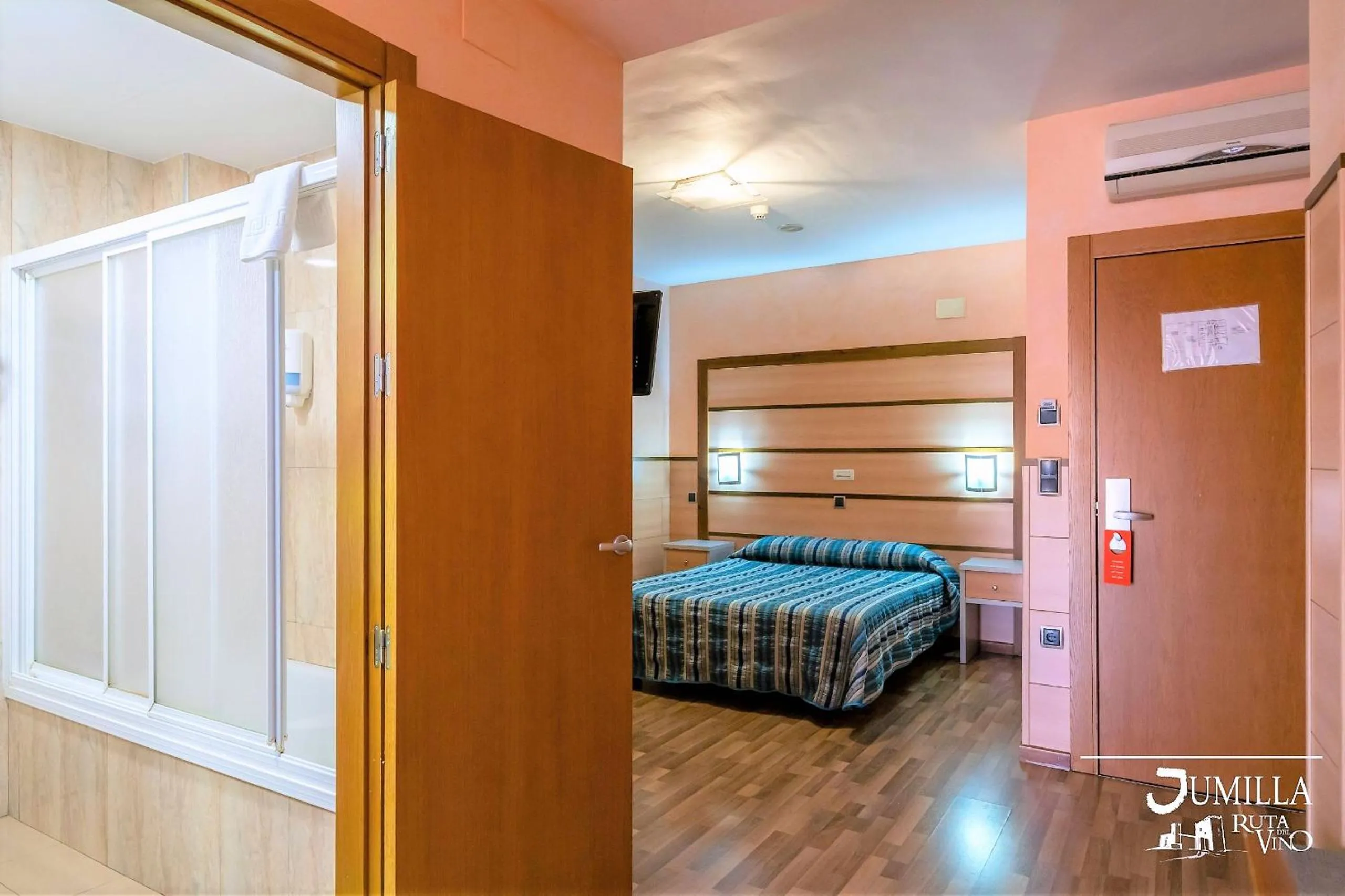 Bed in Hotel Pio XII Jumilla