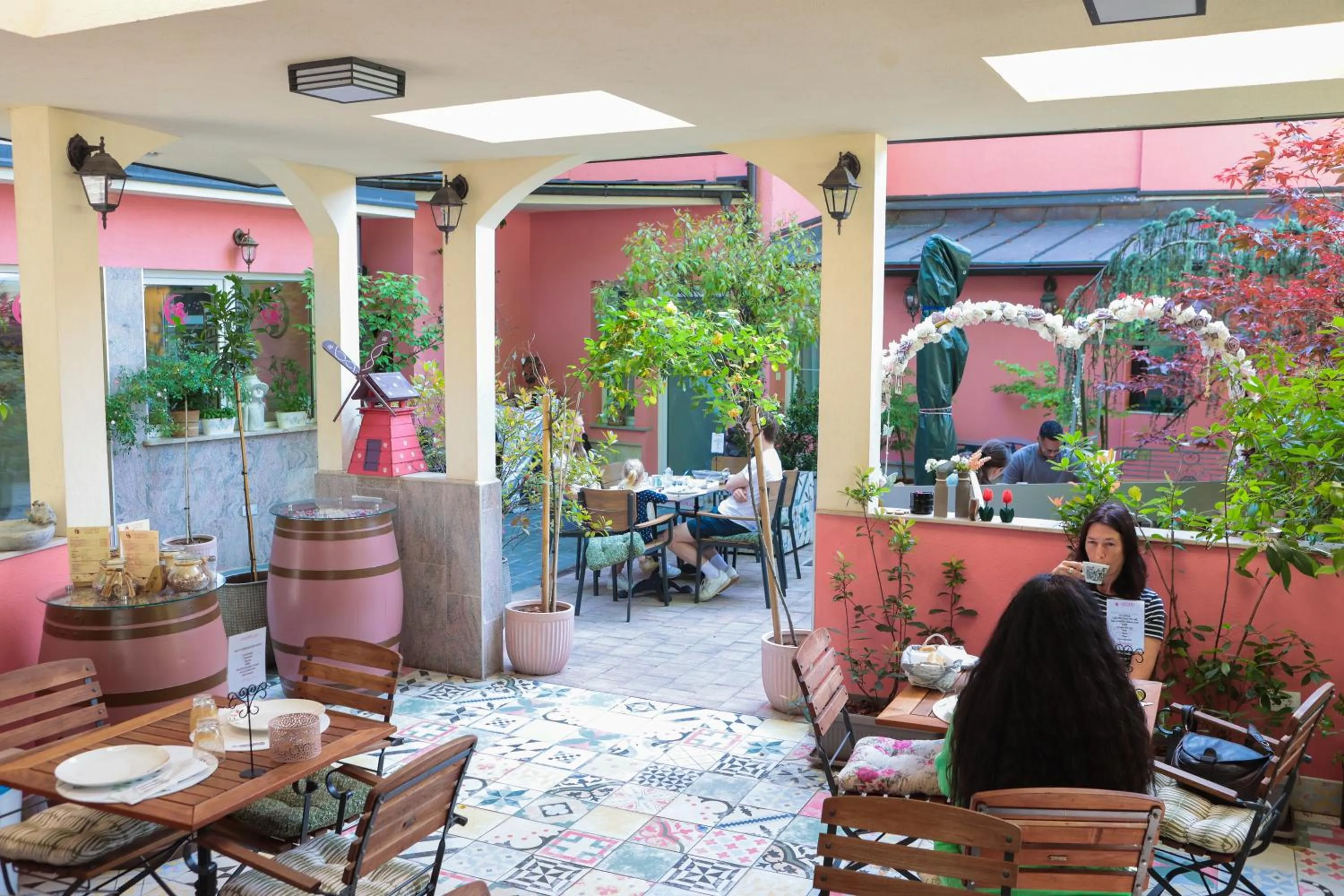 Patio in Boutique Hotel Asteria