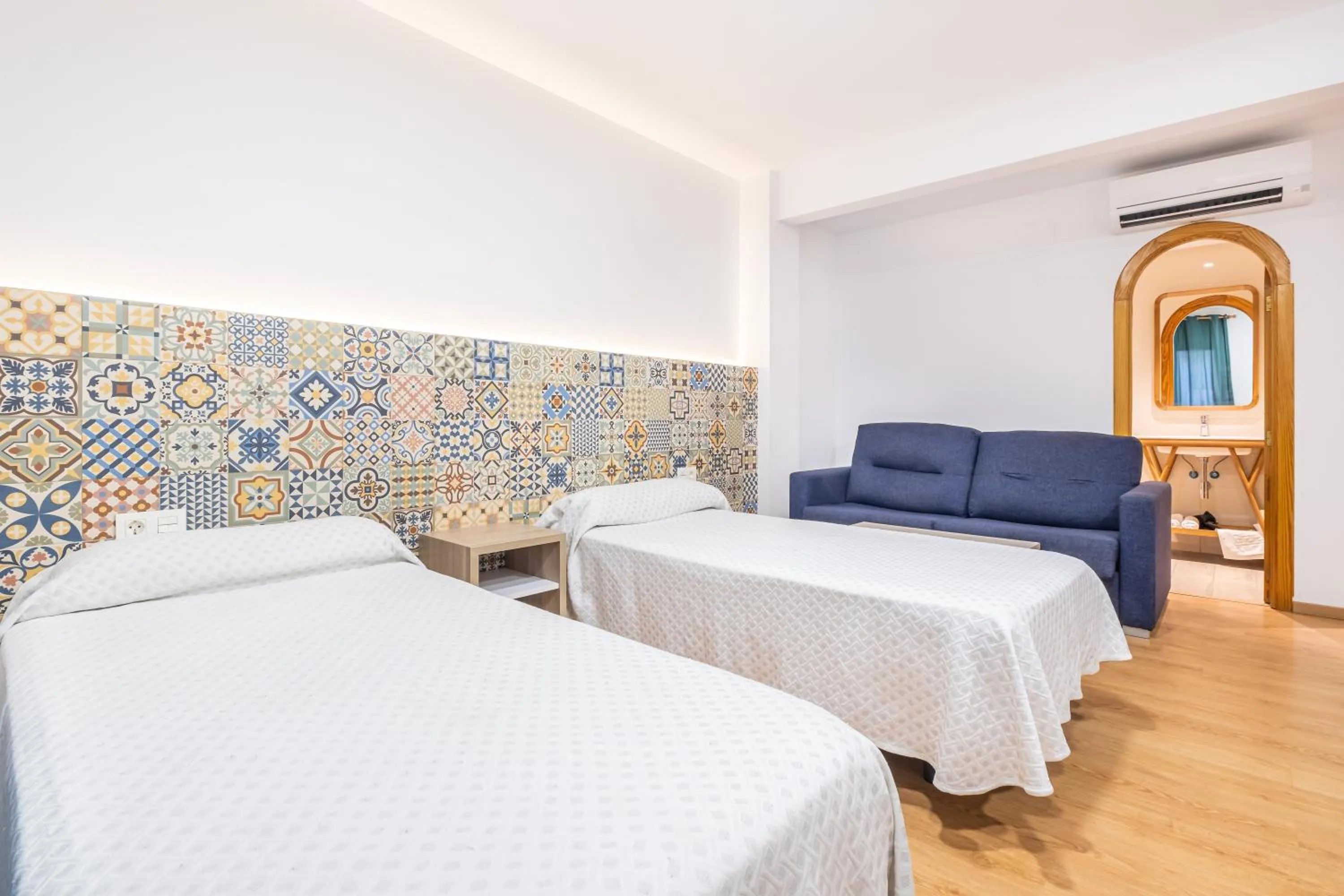 Bed in Apartamentos El Castell