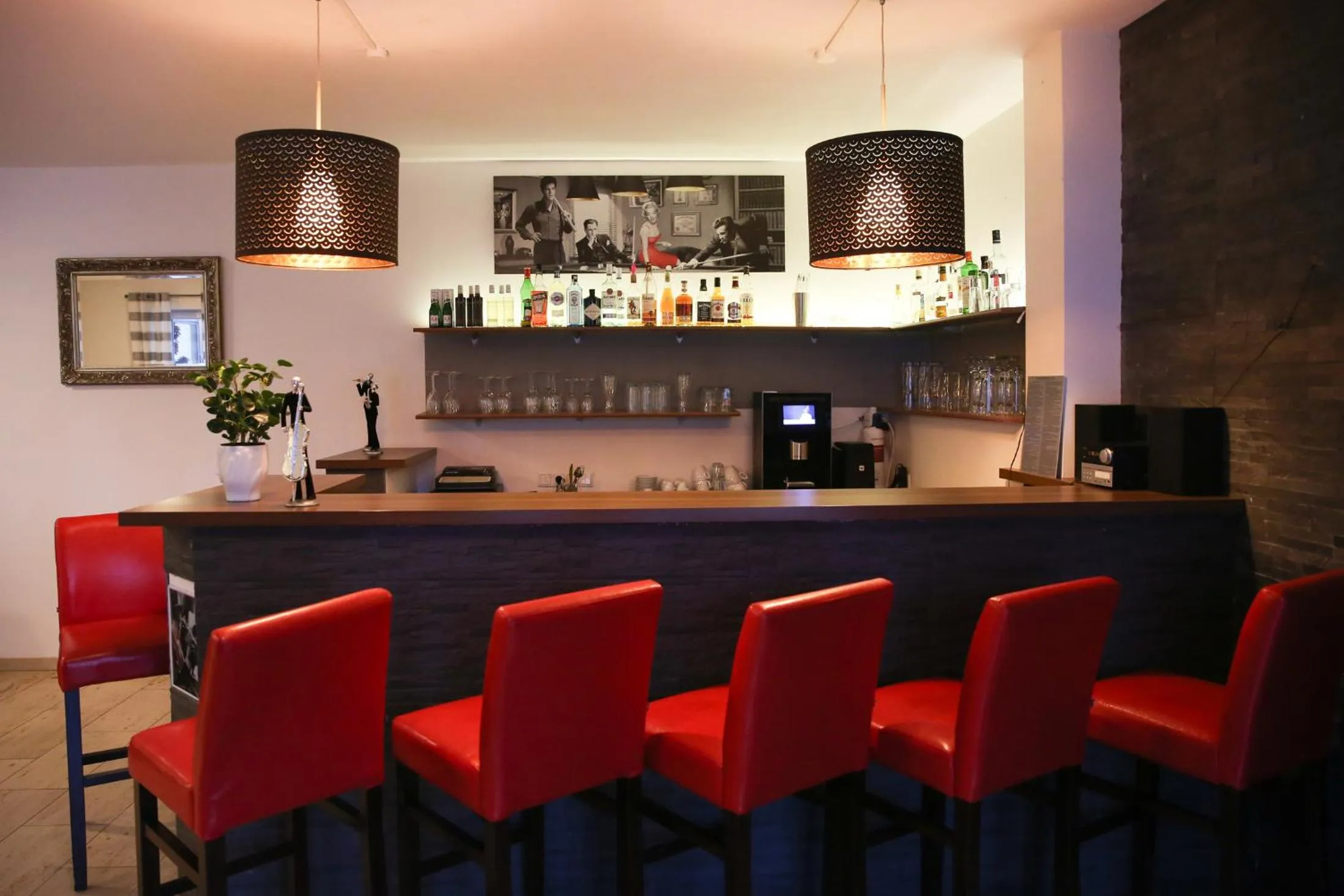 Lounge or bar in Auwald Hotel