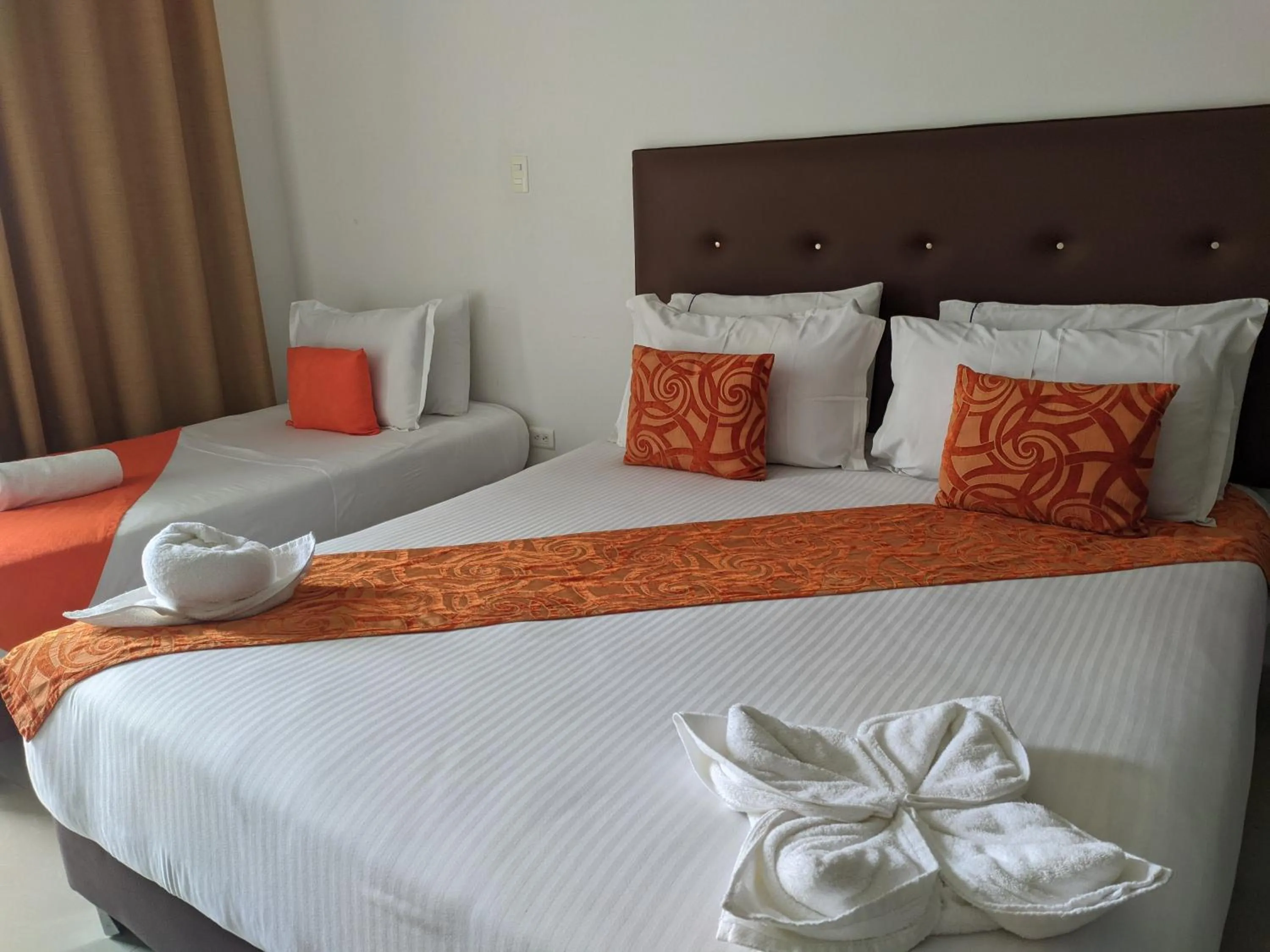 Bed in Hotel Palmeras De Luz