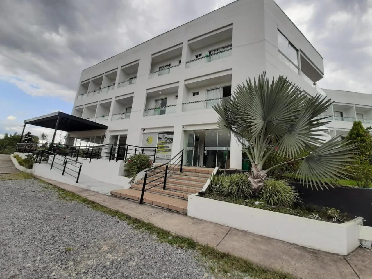 Property building in Hotel Palmeras De Luz