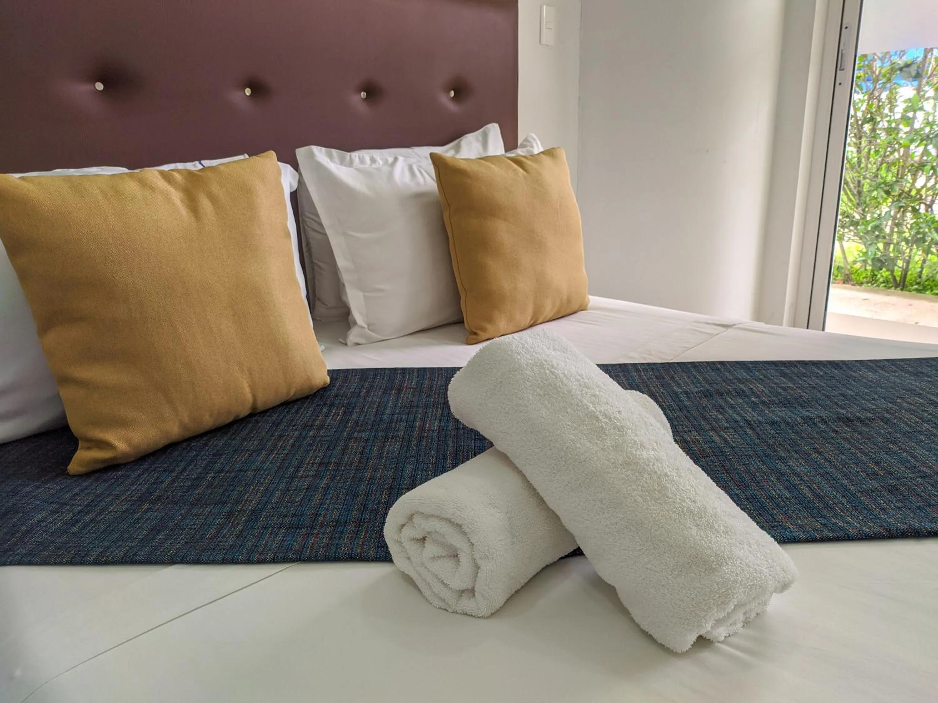 Bed in Hotel Palmeras De Luz