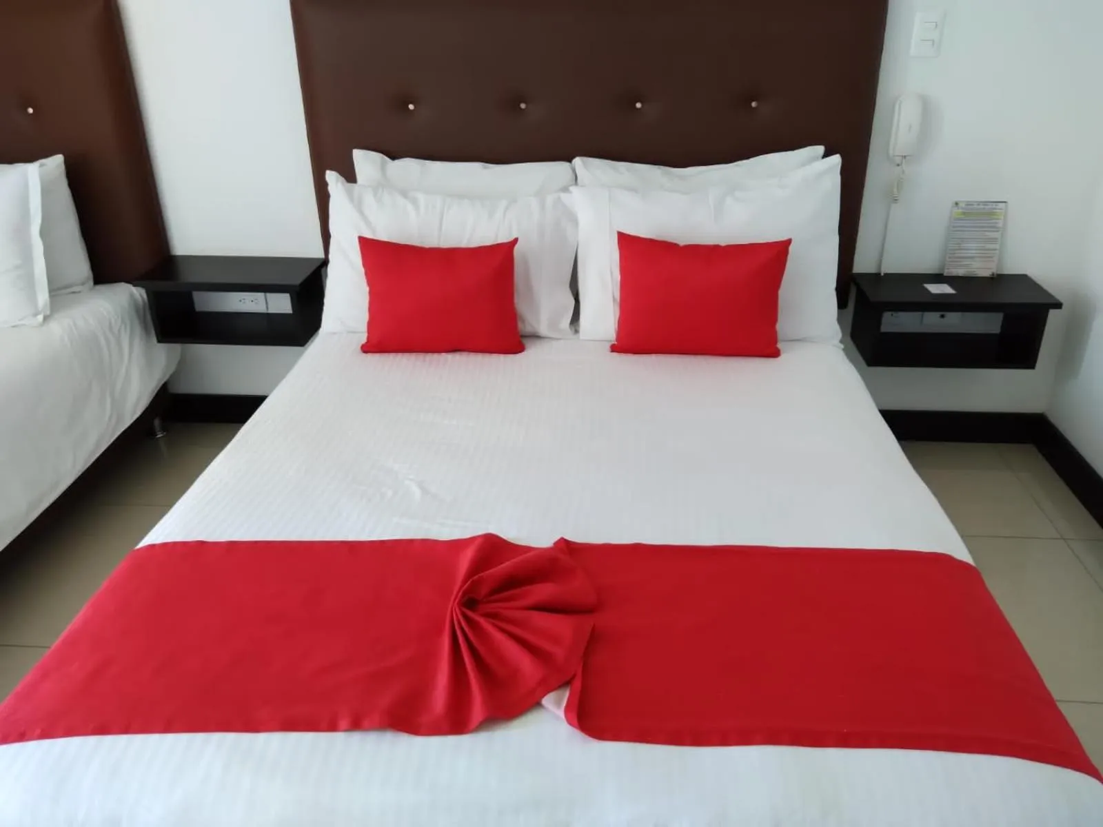 Bed in Hotel Palmeras De Luz
