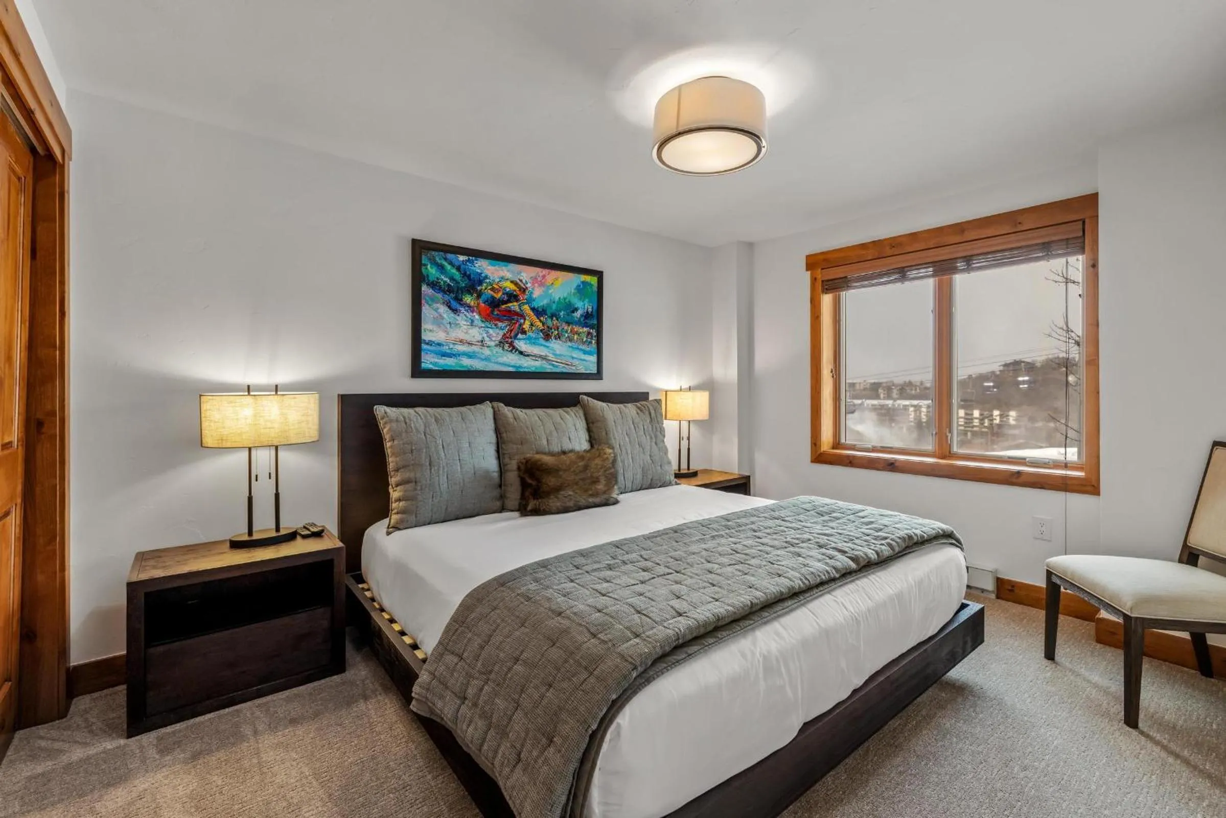 Bed in Bear Claw 312 - Ski-in Ski-out Condo!