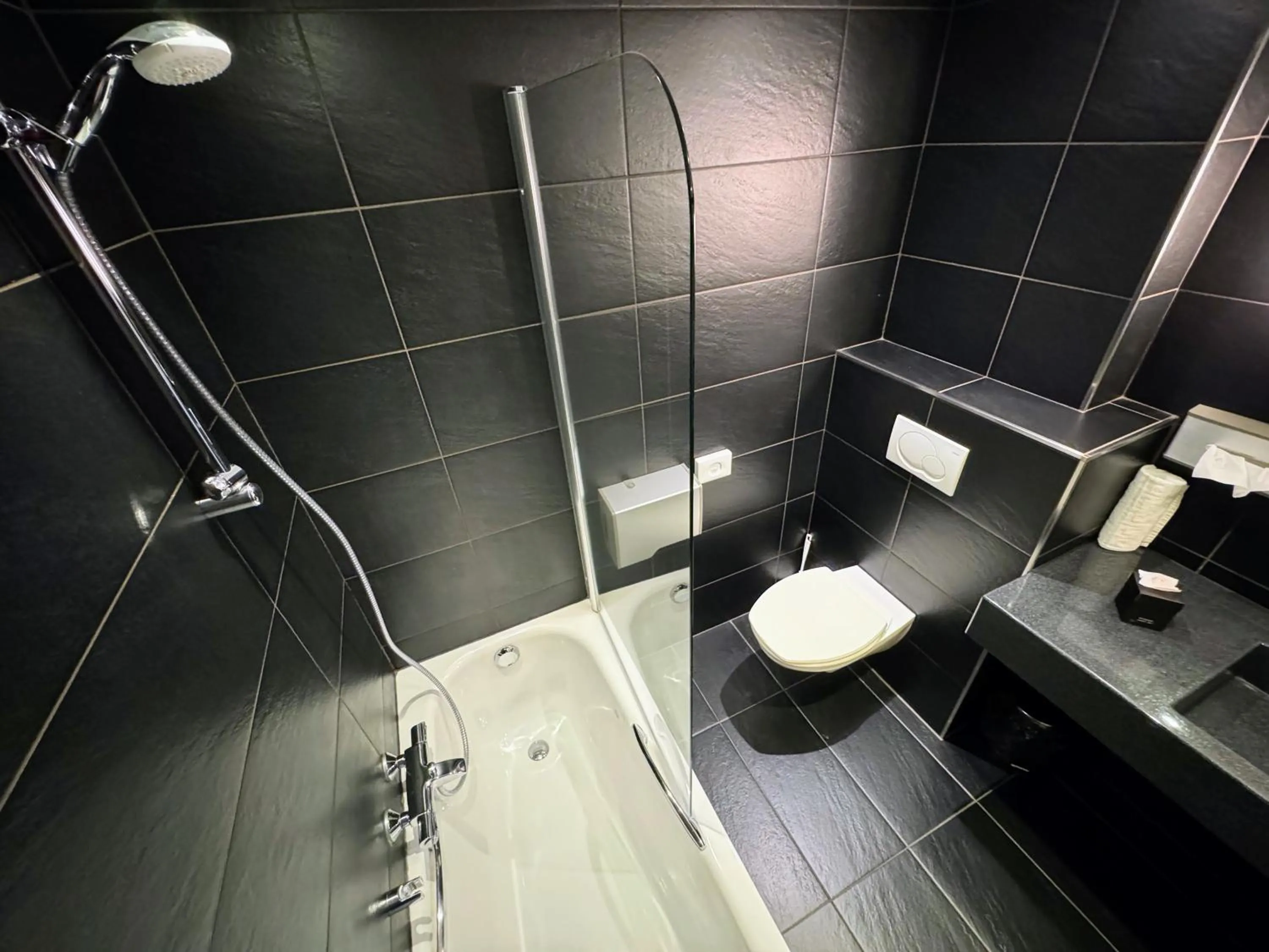 Toilet in Hôtel L'Amandier