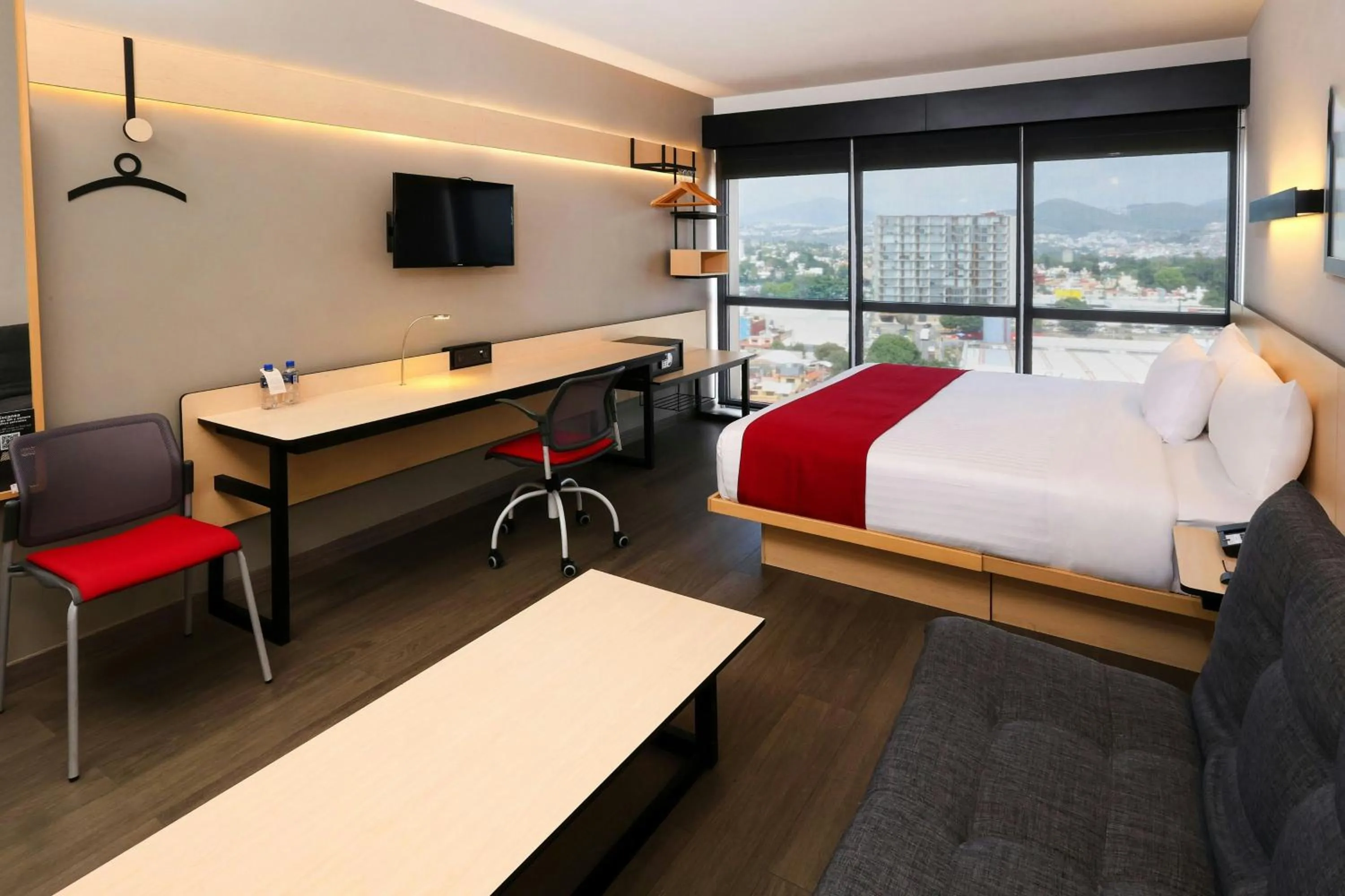 Bedroom, Bed in City Express Plus by Marriott Ciudad de México Mundo E