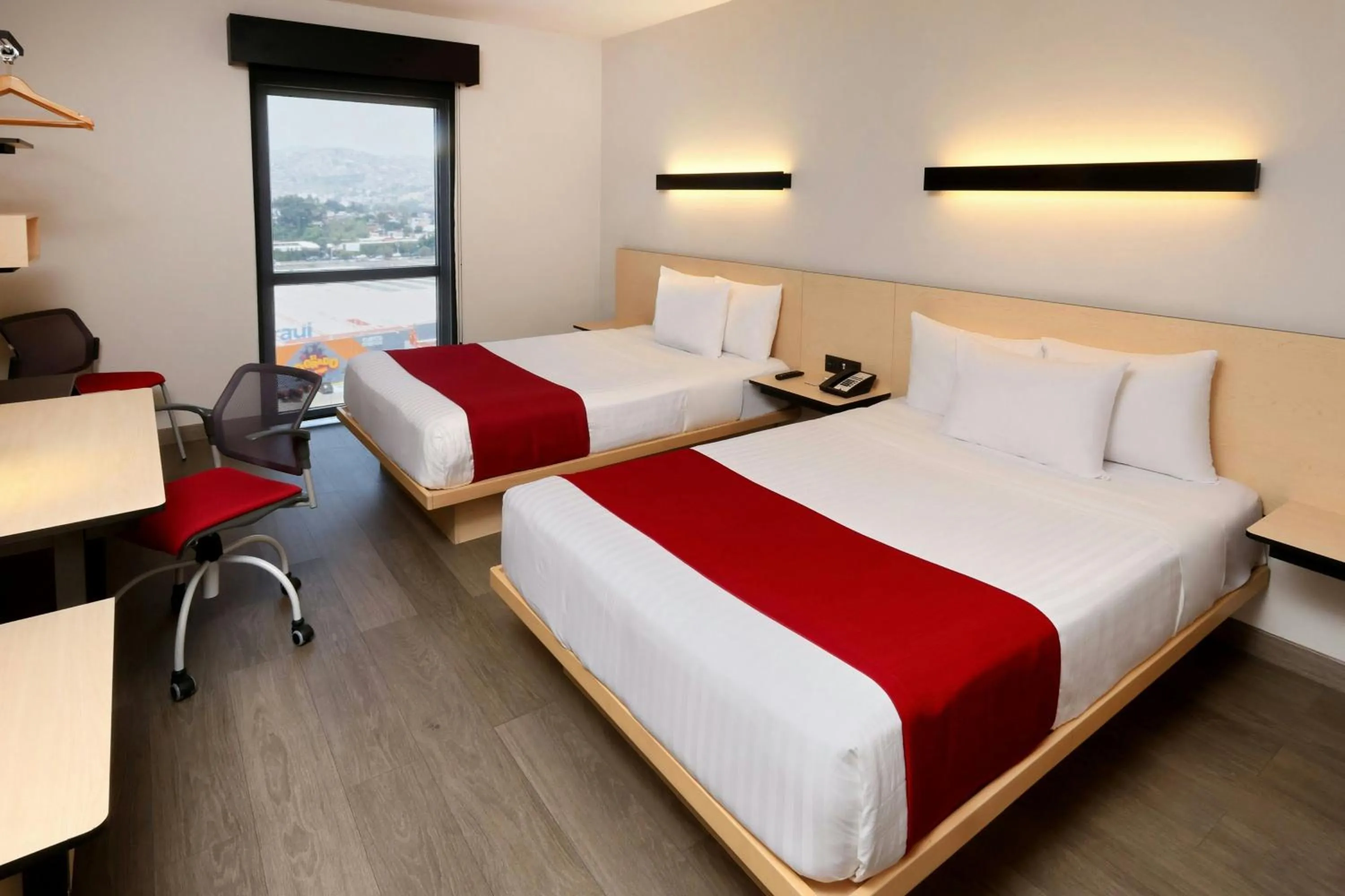 Bedroom, Bed in City Express Plus by Marriott Ciudad de México Mundo E