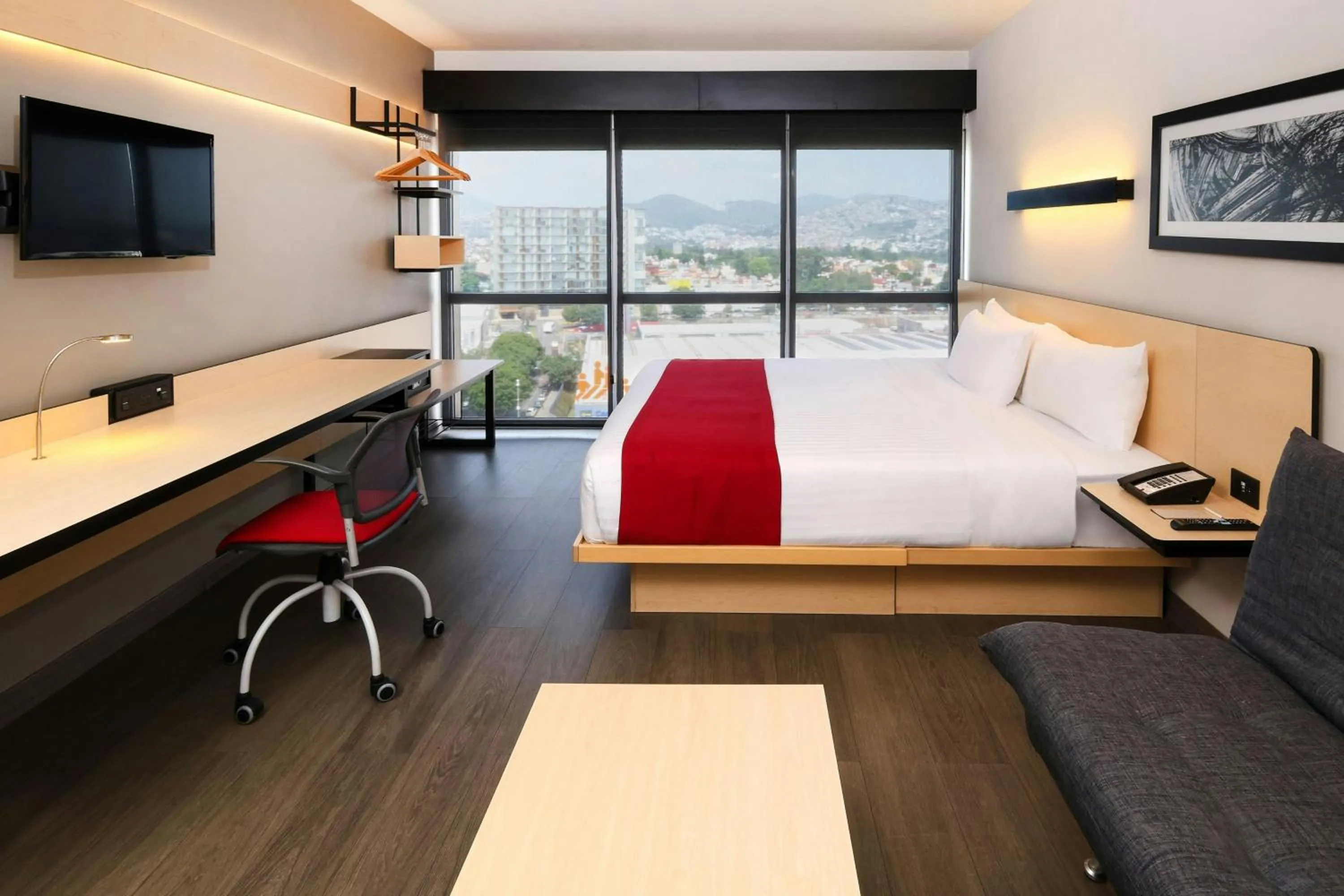 Bedroom, Bed in City Express Plus by Marriott Ciudad de México Mundo E