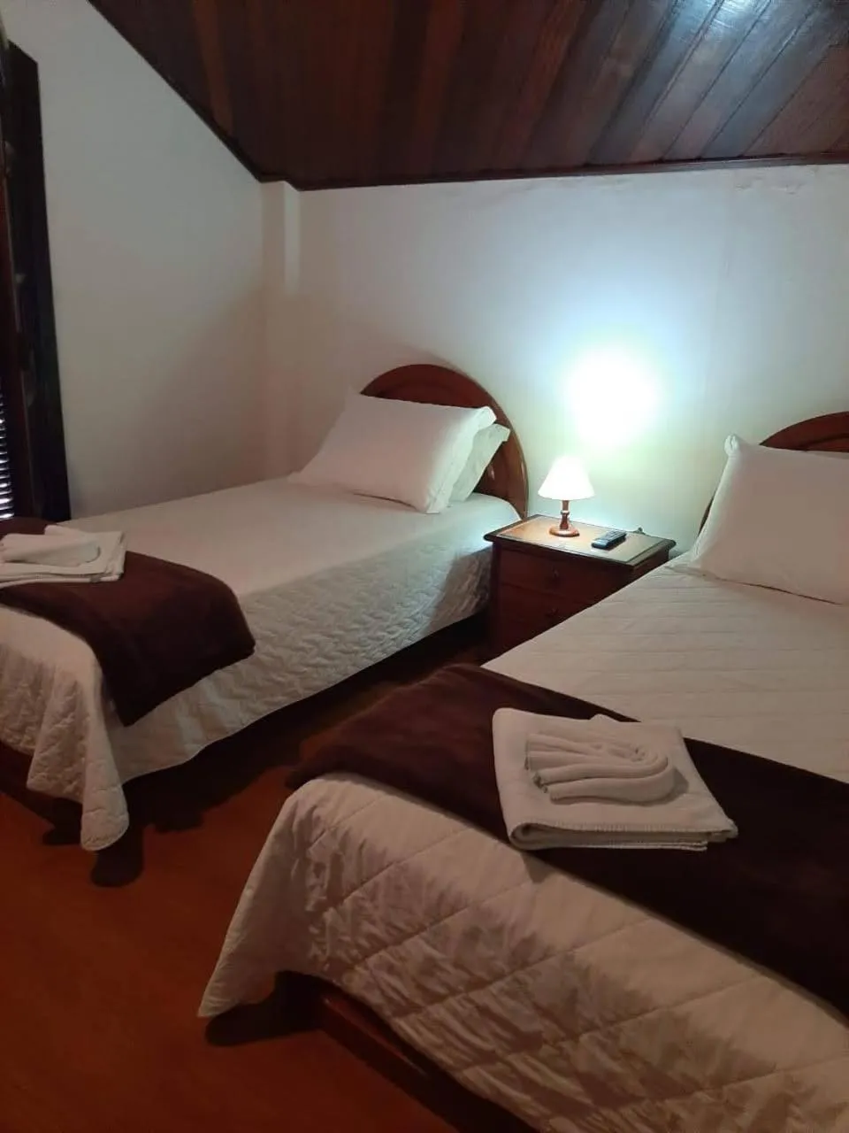 Bed in Pousada Normandy
