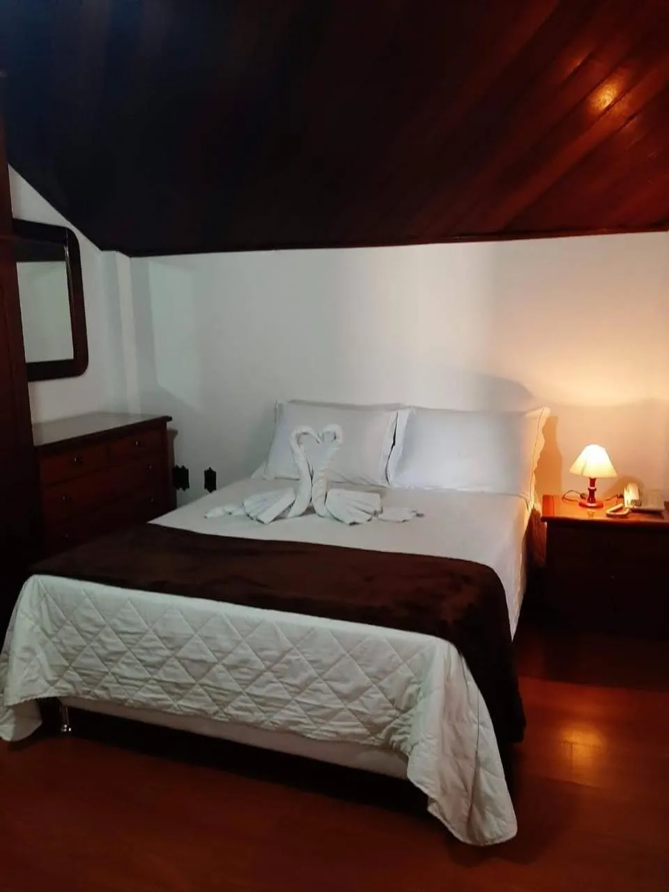 Bed in Pousada Normandy