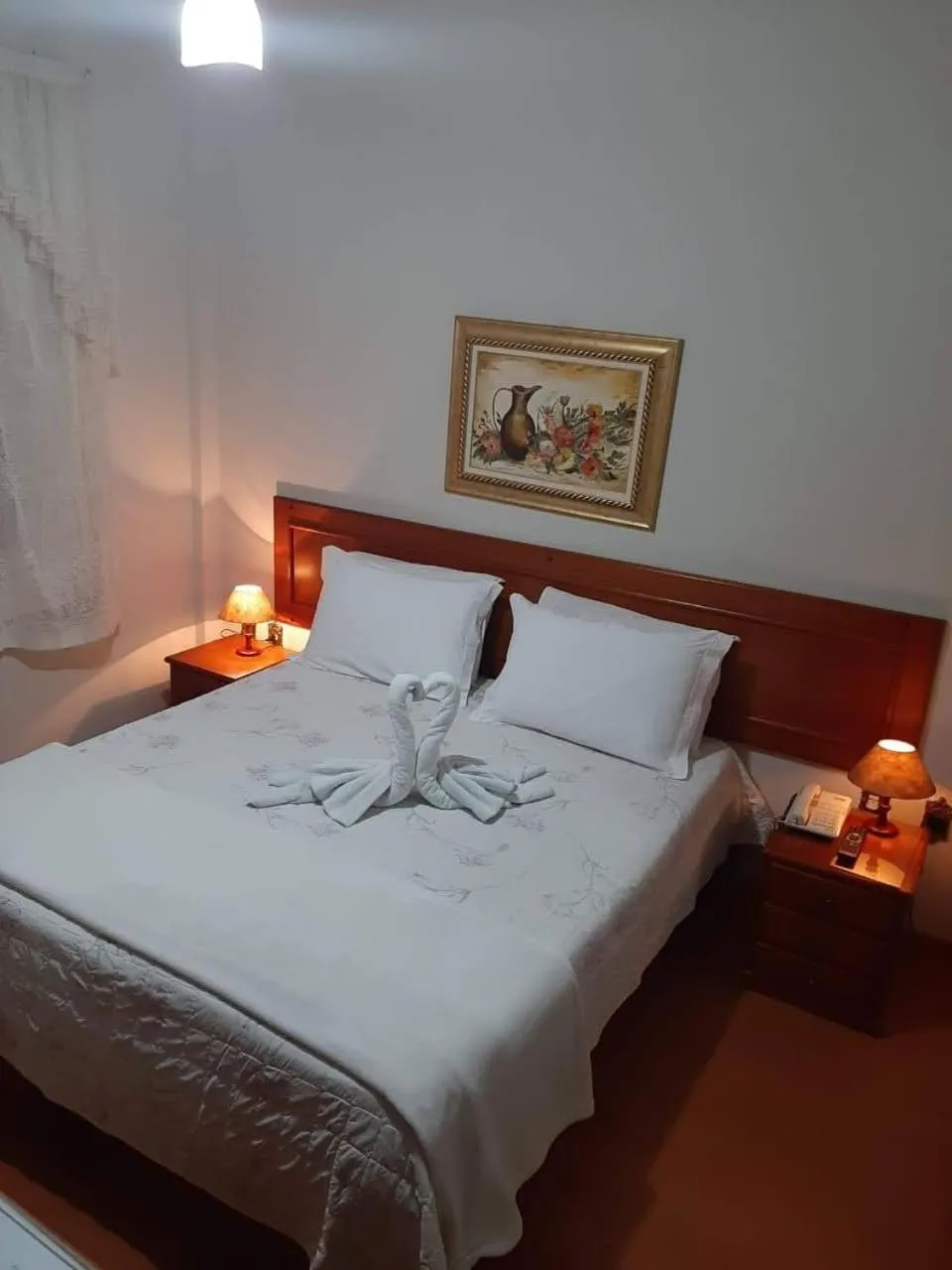 Bed in Pousada Normandy