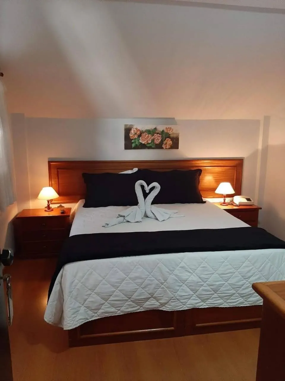 Bed in Pousada Normandy