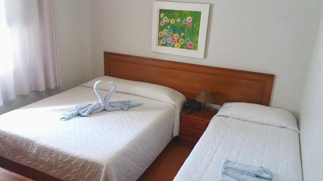 Bed in Pousada Normandy