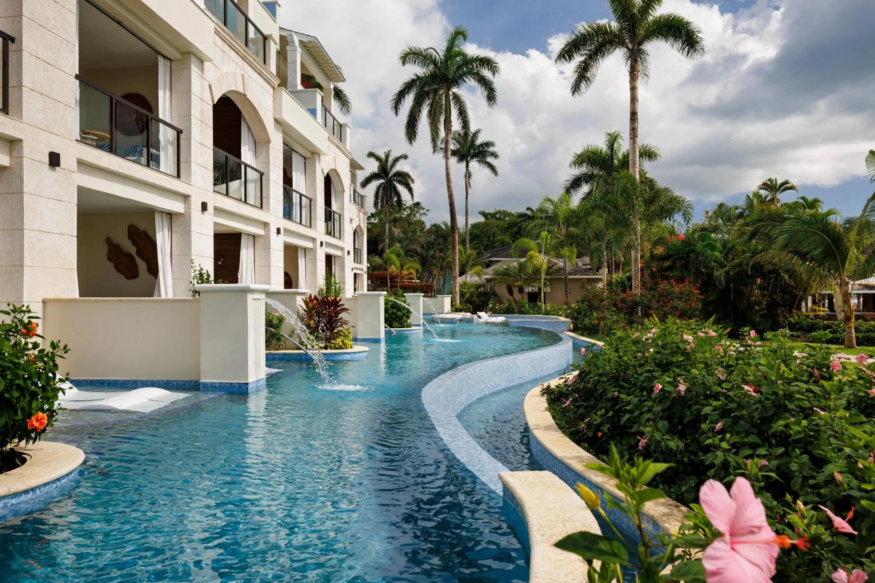 Swimming pool in Sandals Negril Beach All Inclusive Resort and Spa - Couples Only