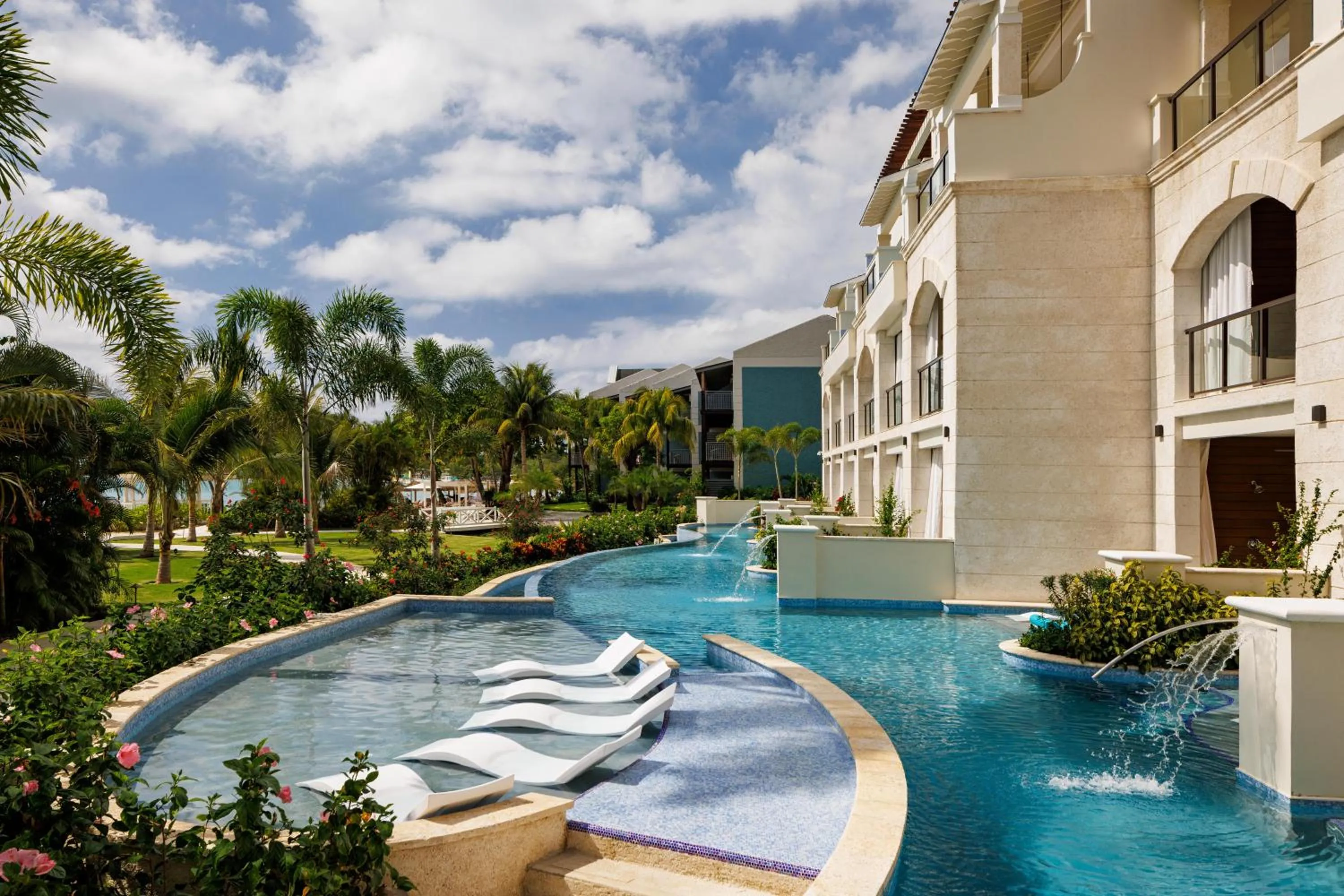 Swimming pool in Sandals Negril Beach All Inclusive Resort and Spa - Couples Only