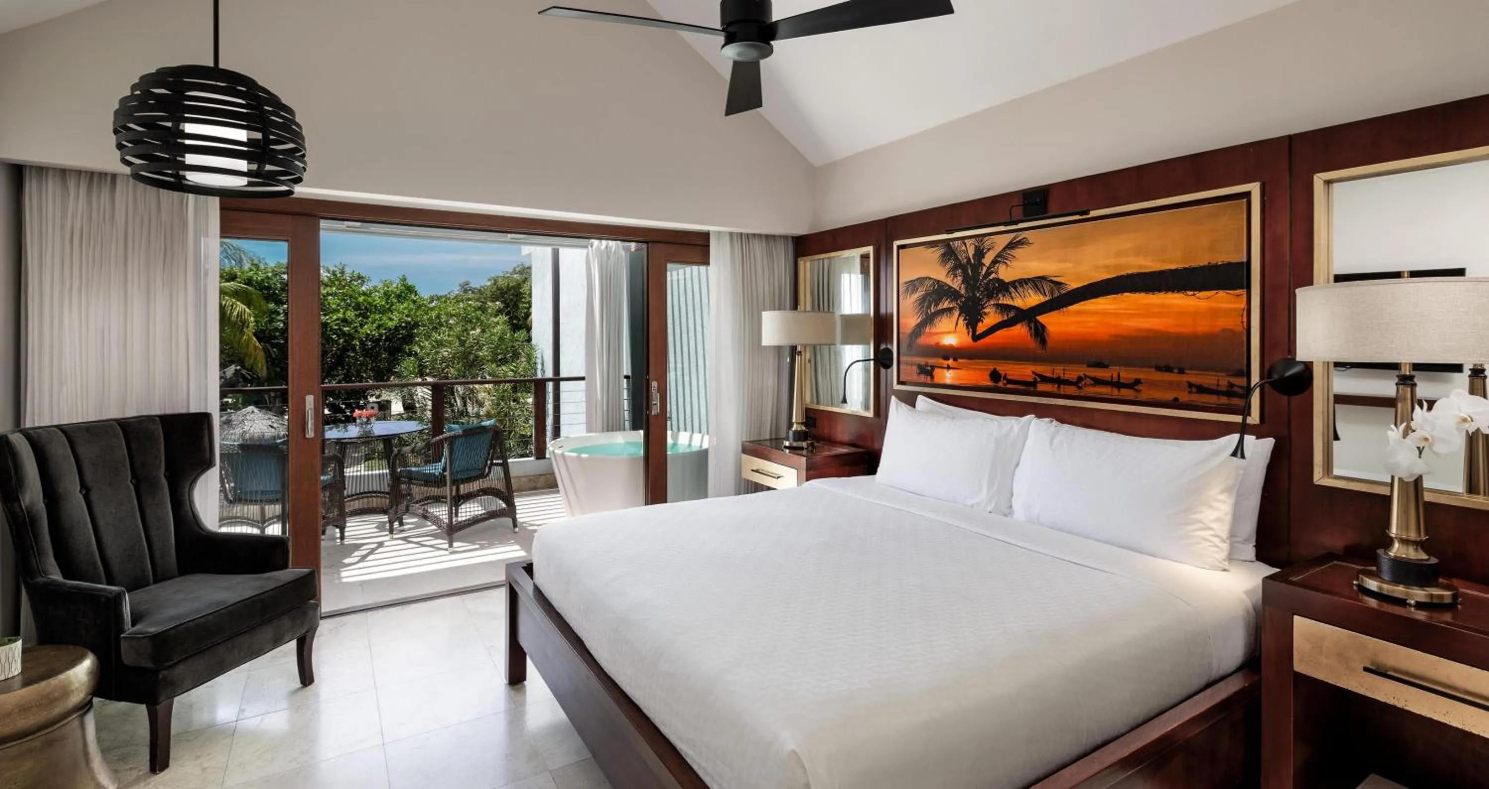 Photo of the whole room, Bed in Sandals Negril Beach All Inclusive Resort and Spa - Couples Only