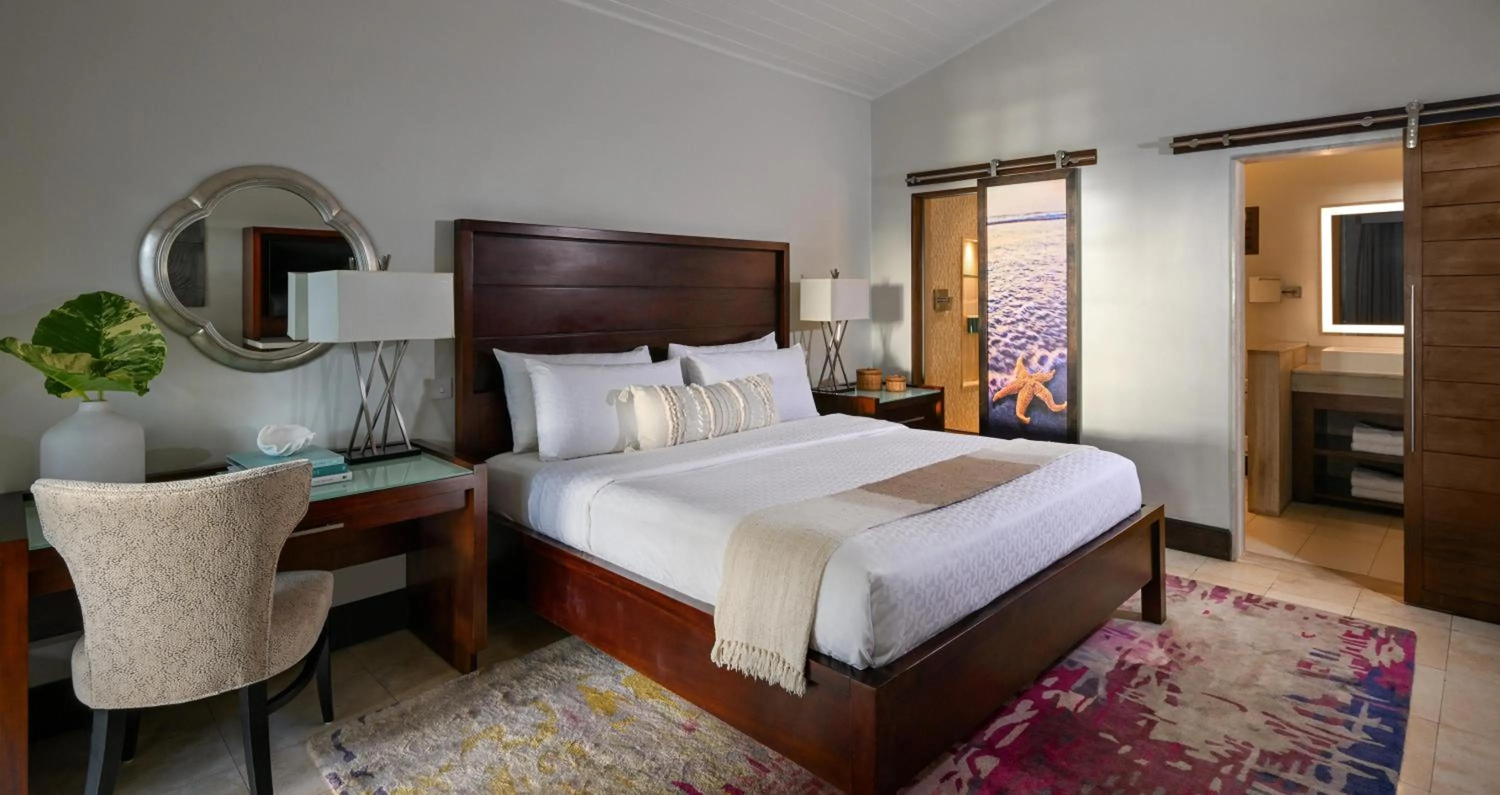 Photo of the whole room, Bed in Sandals Halcyon Beach All Inclusive - Couples Only