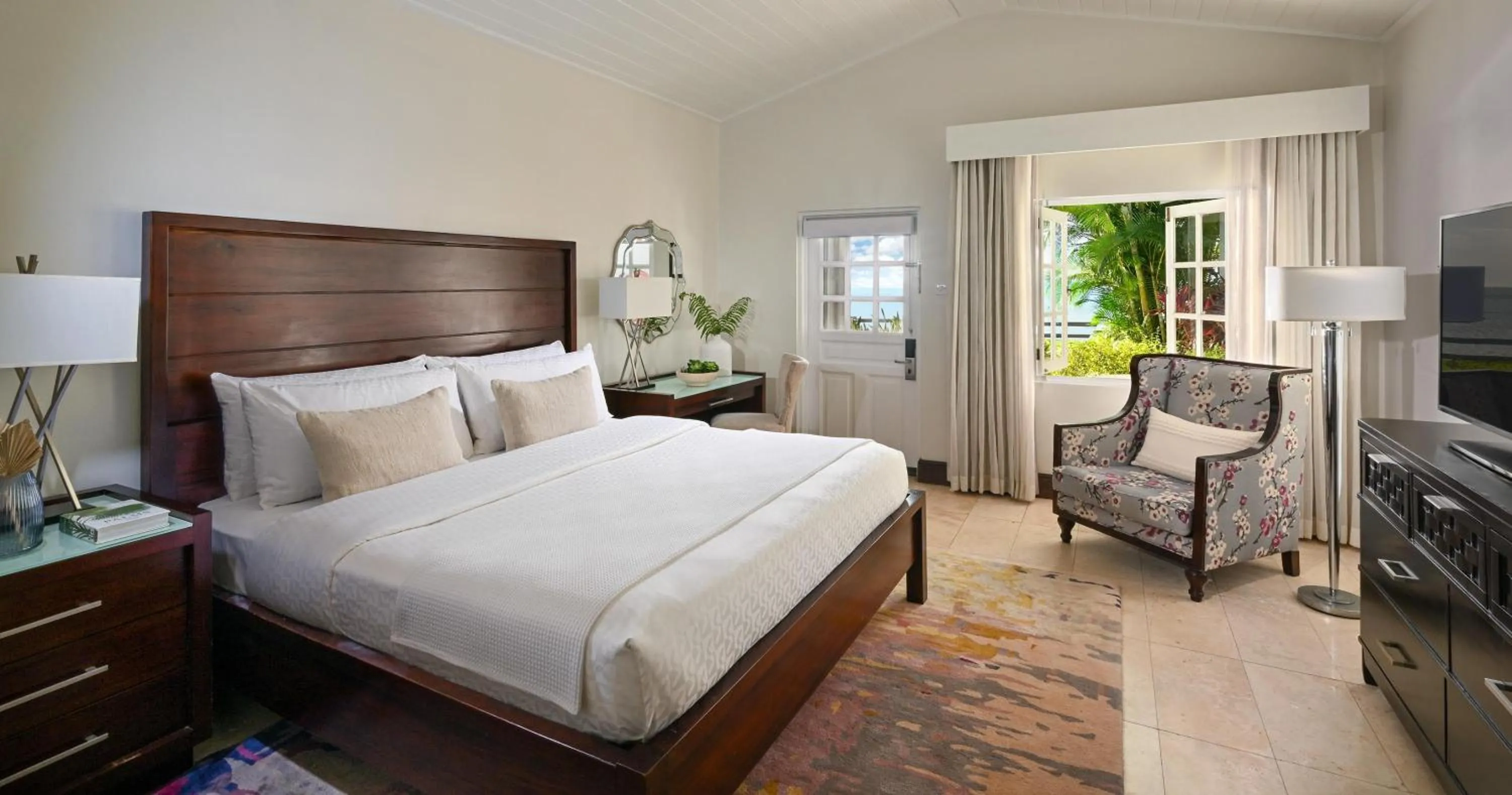 Photo of the whole room, Bed in Sandals Halcyon Beach All Inclusive - Couples Only