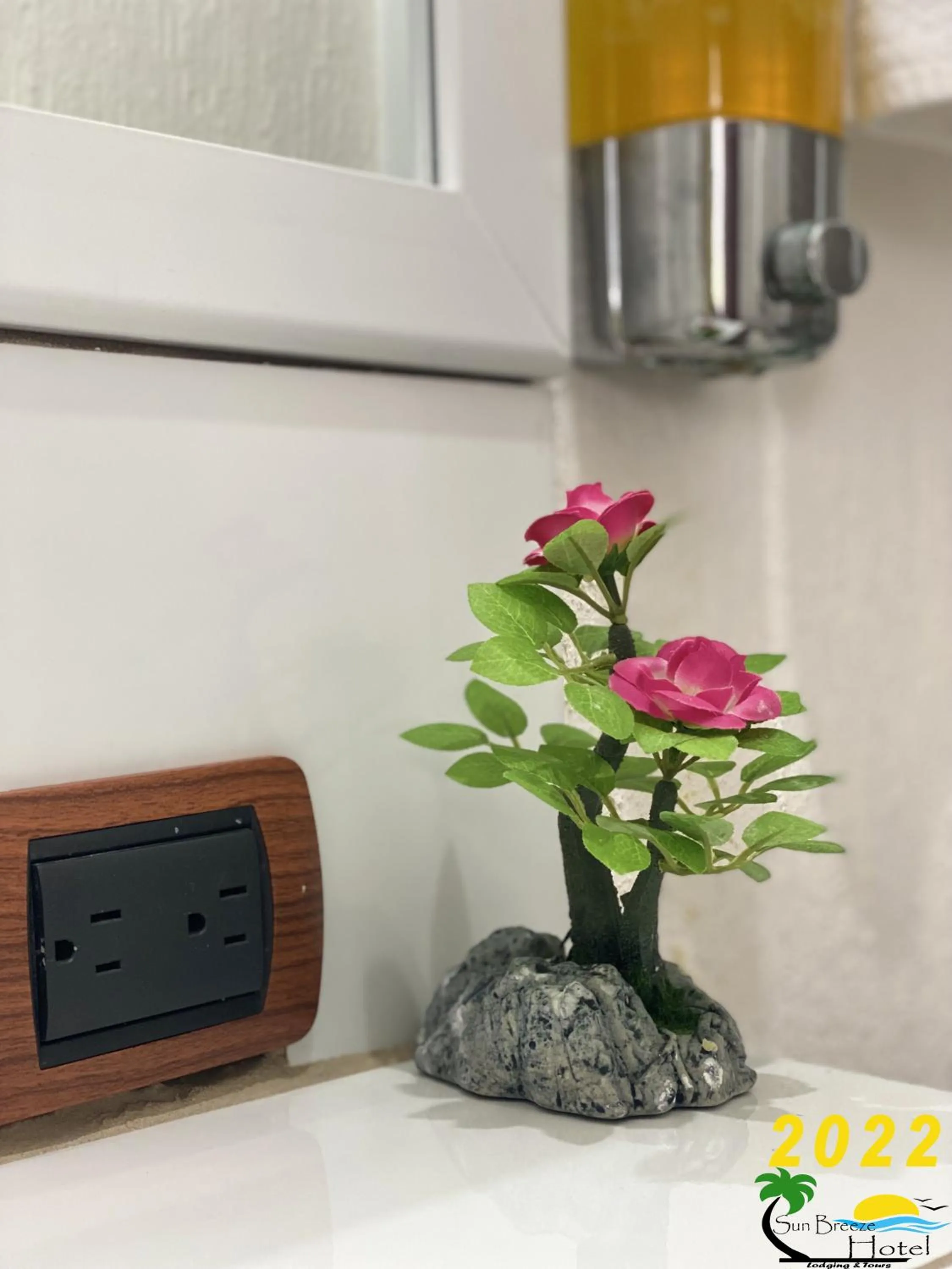 Decorative detail in Sun Breeze Hotel