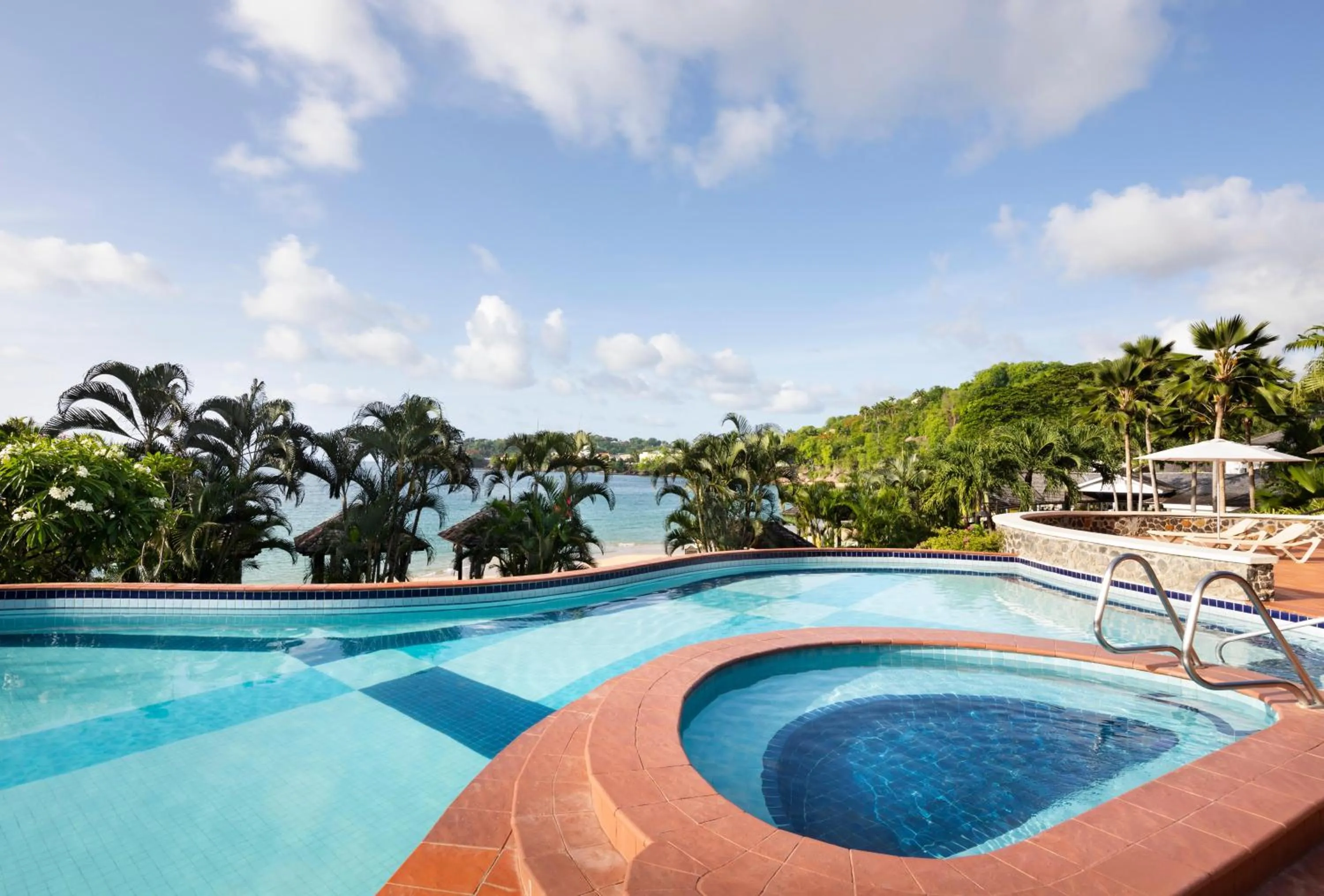 Swimming pool in Sandals Regency La Toc All Inclusive Resort and Spa - Couples Only