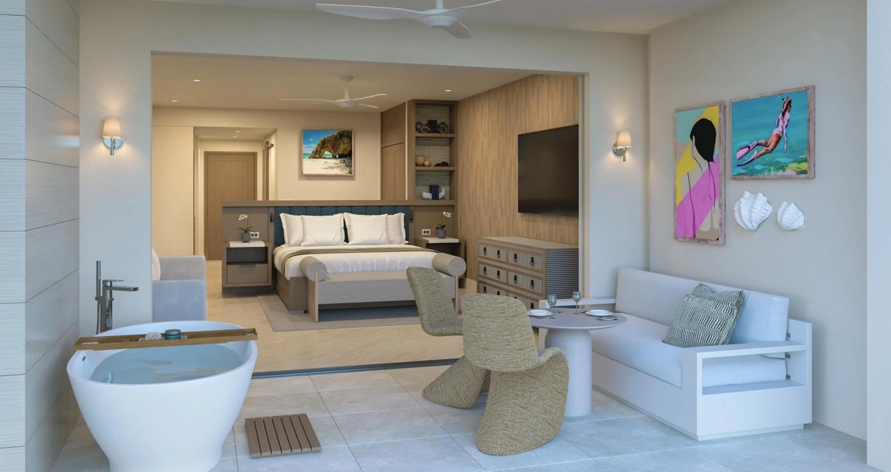 Photo of the whole room in Sandals Royal Caribbean All Inclusive Resort & Private Island - Couples Only