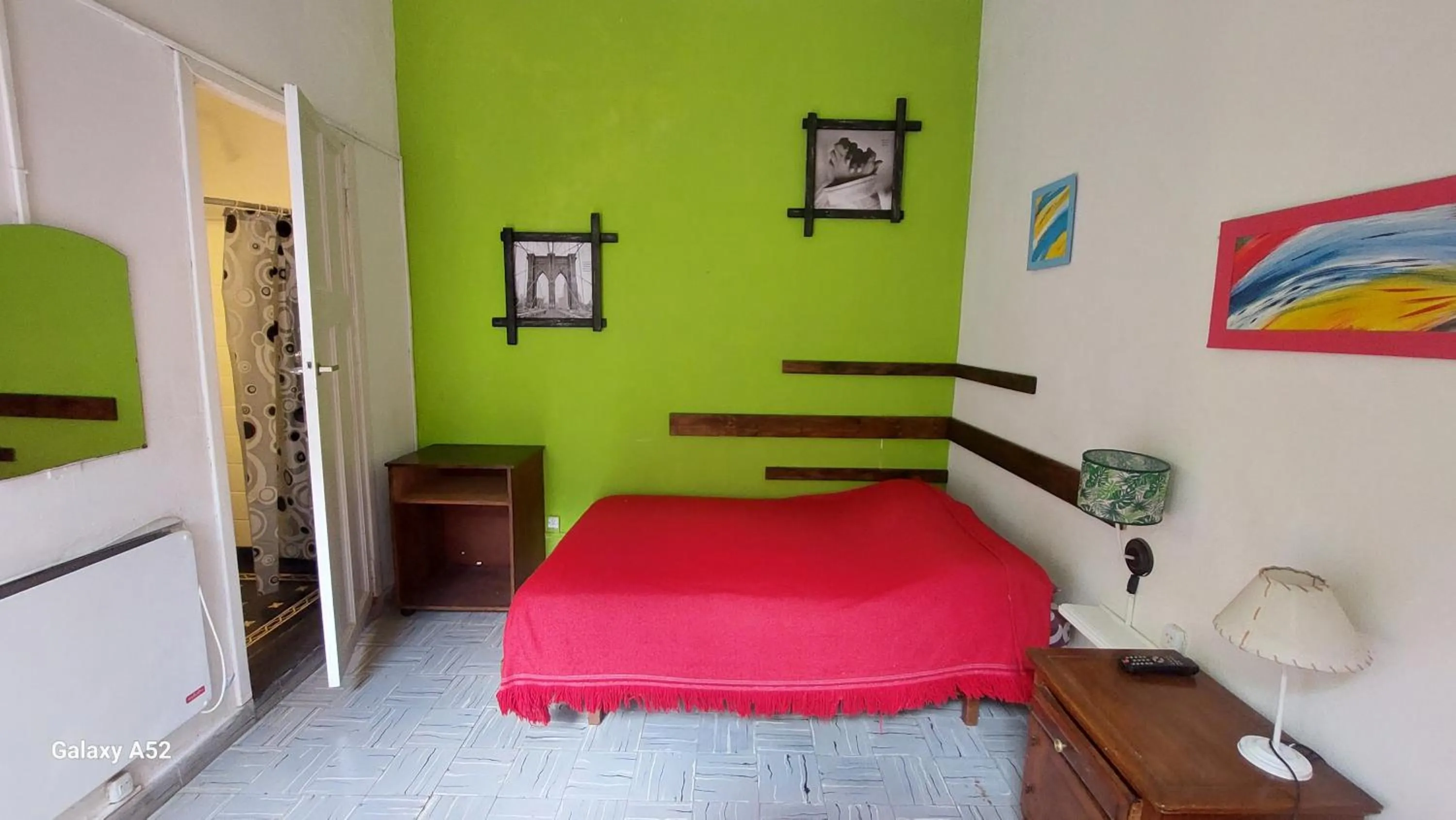 Bed in Hostería Almirante Brown
