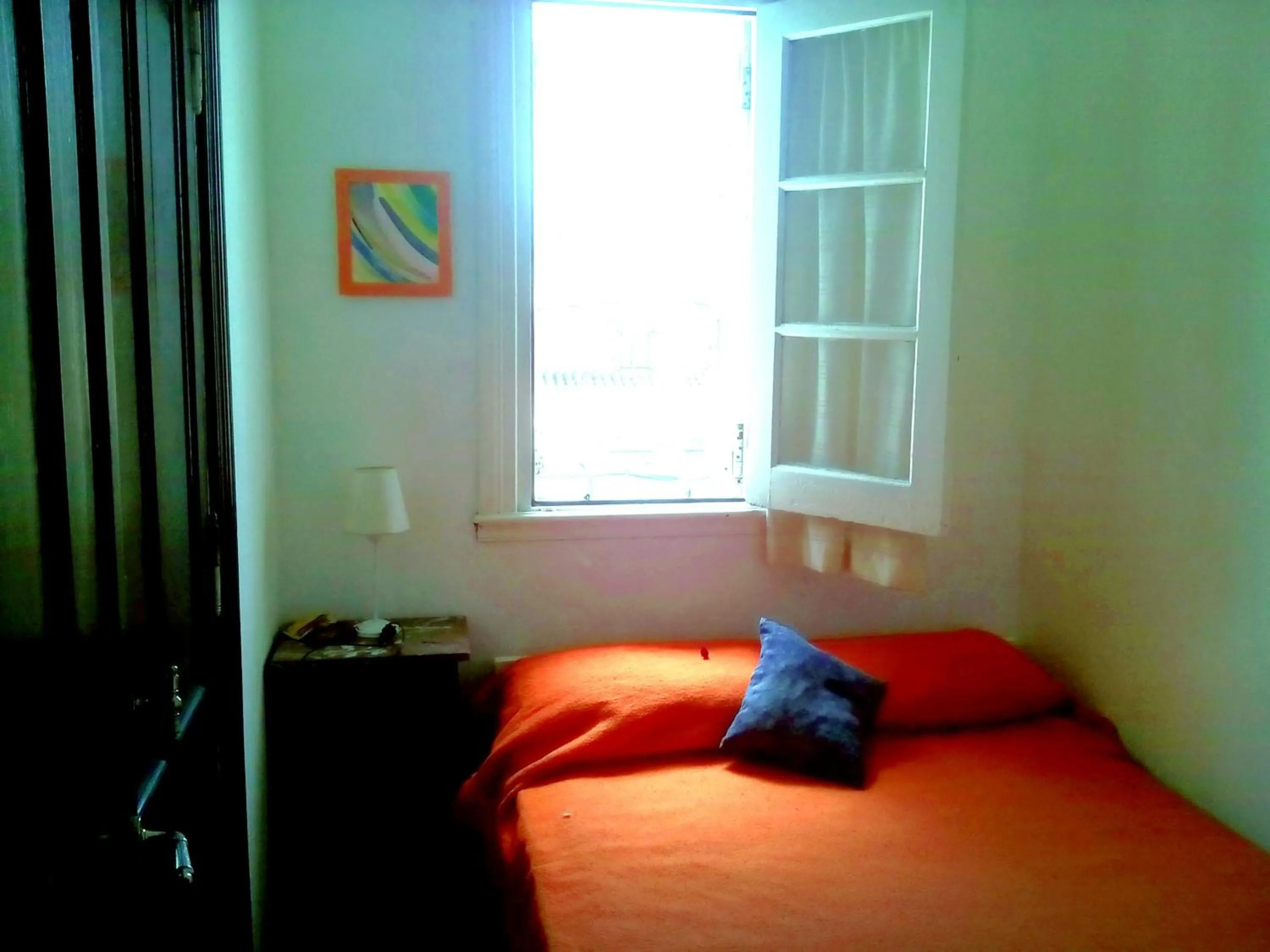 Decorative detail, Bed in Hostería Almirante Brown
