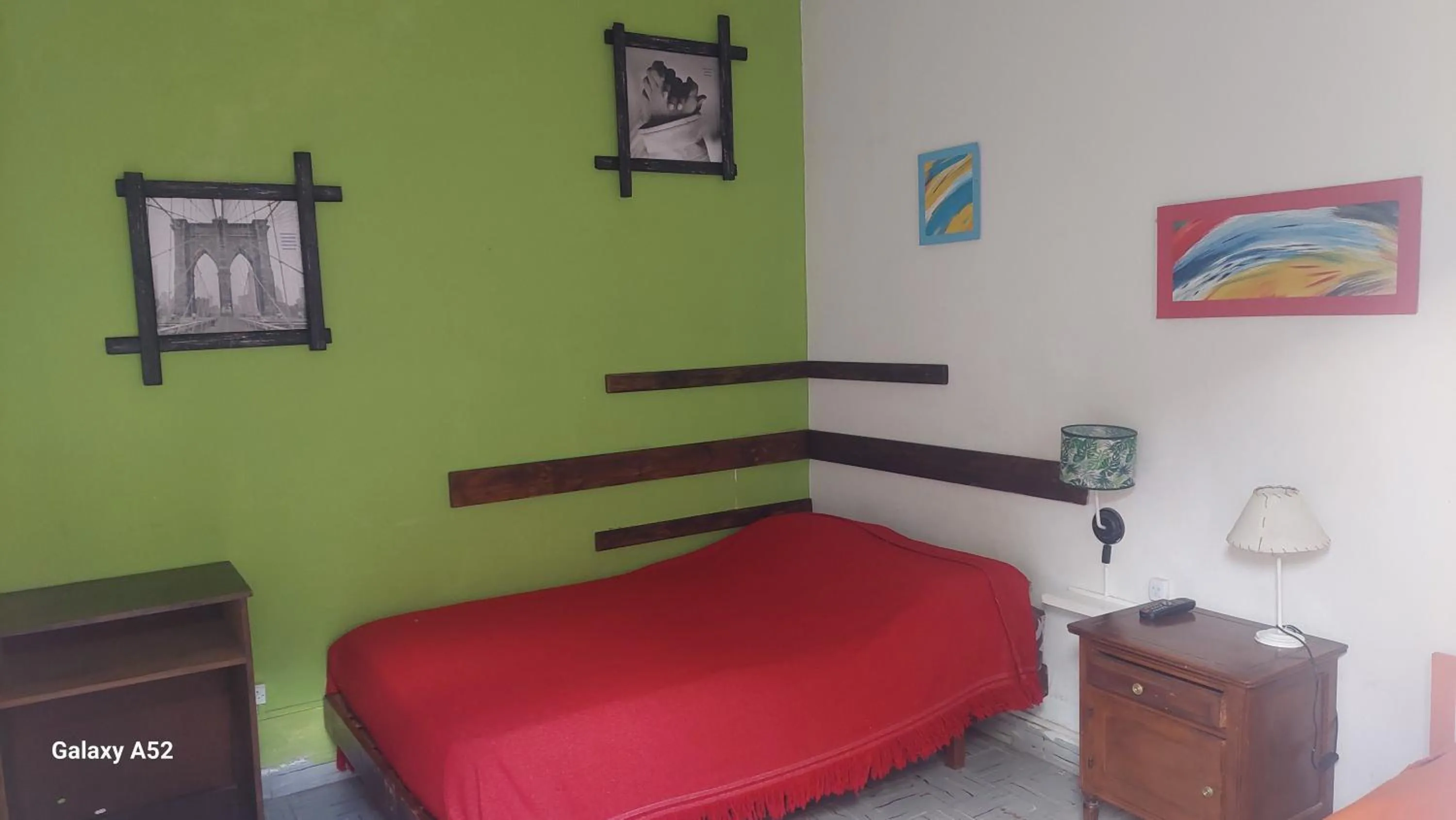 Bed in Hostería Almirante Brown