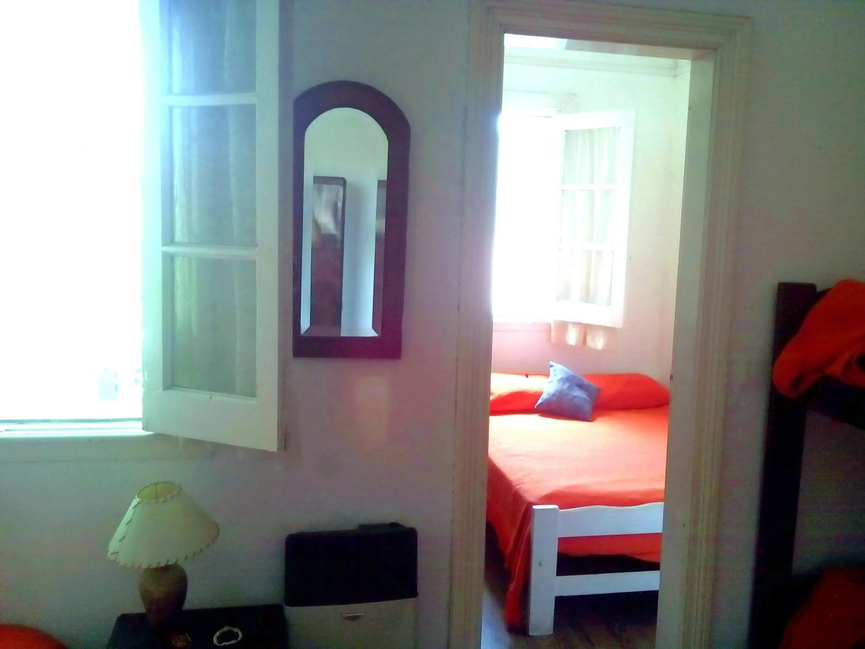 Decorative detail, Bed in Hostería Almirante Brown
