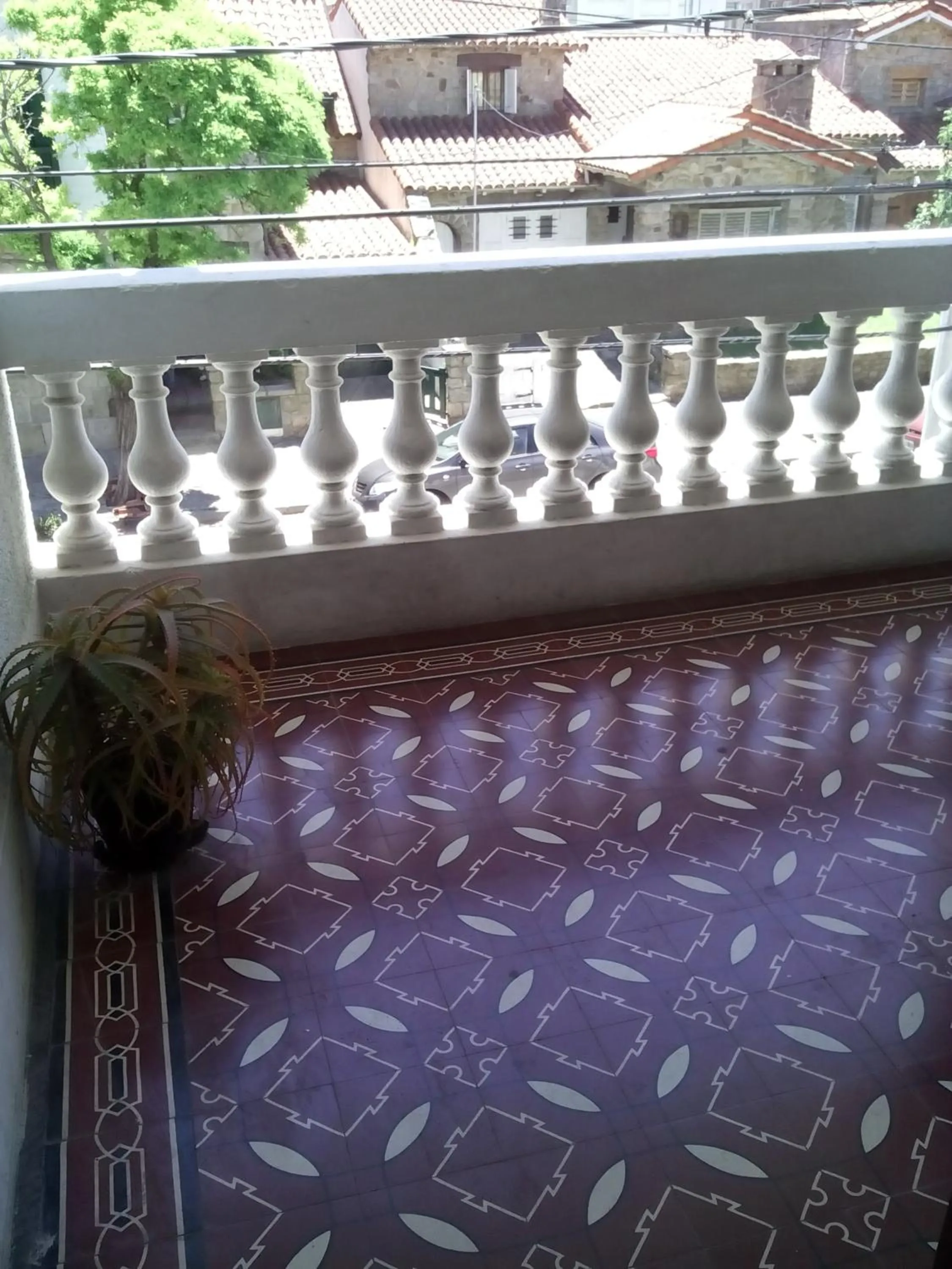 Balcony/Terrace in Hostería Almirante Brown