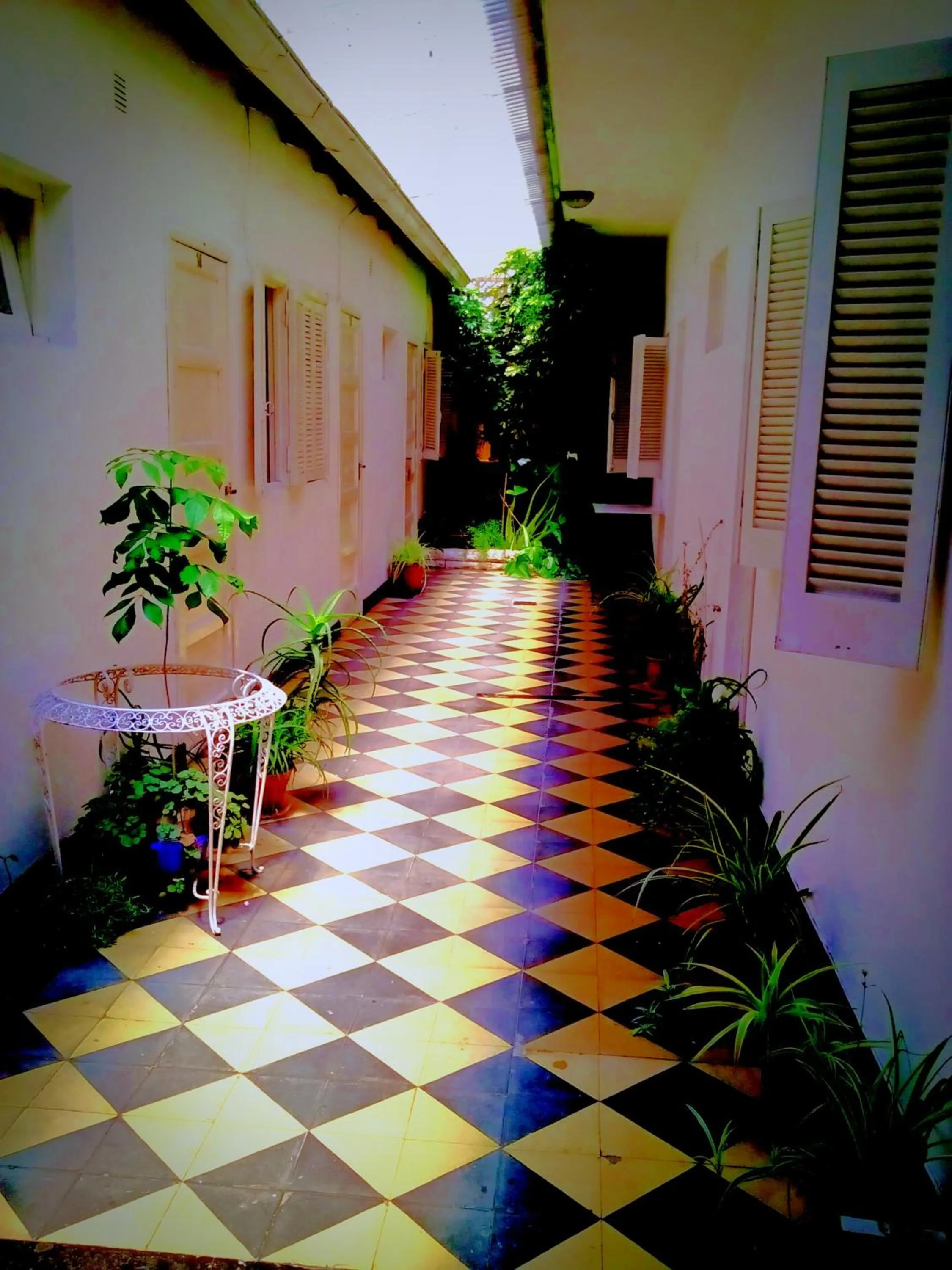 Patio in Hostería Almirante Brown