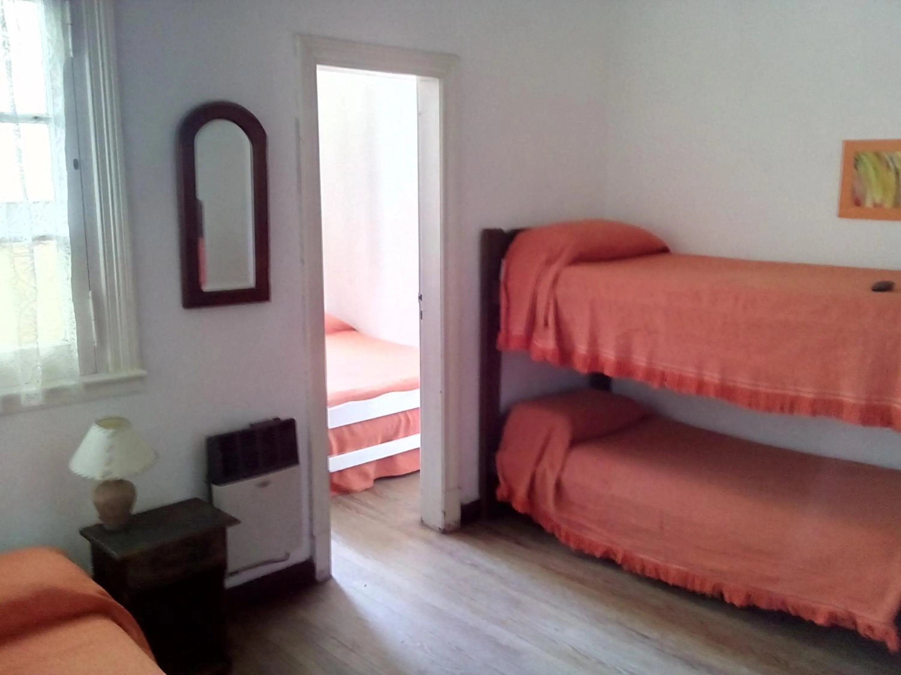 Decorative detail, Bed in Hostería Almirante Brown