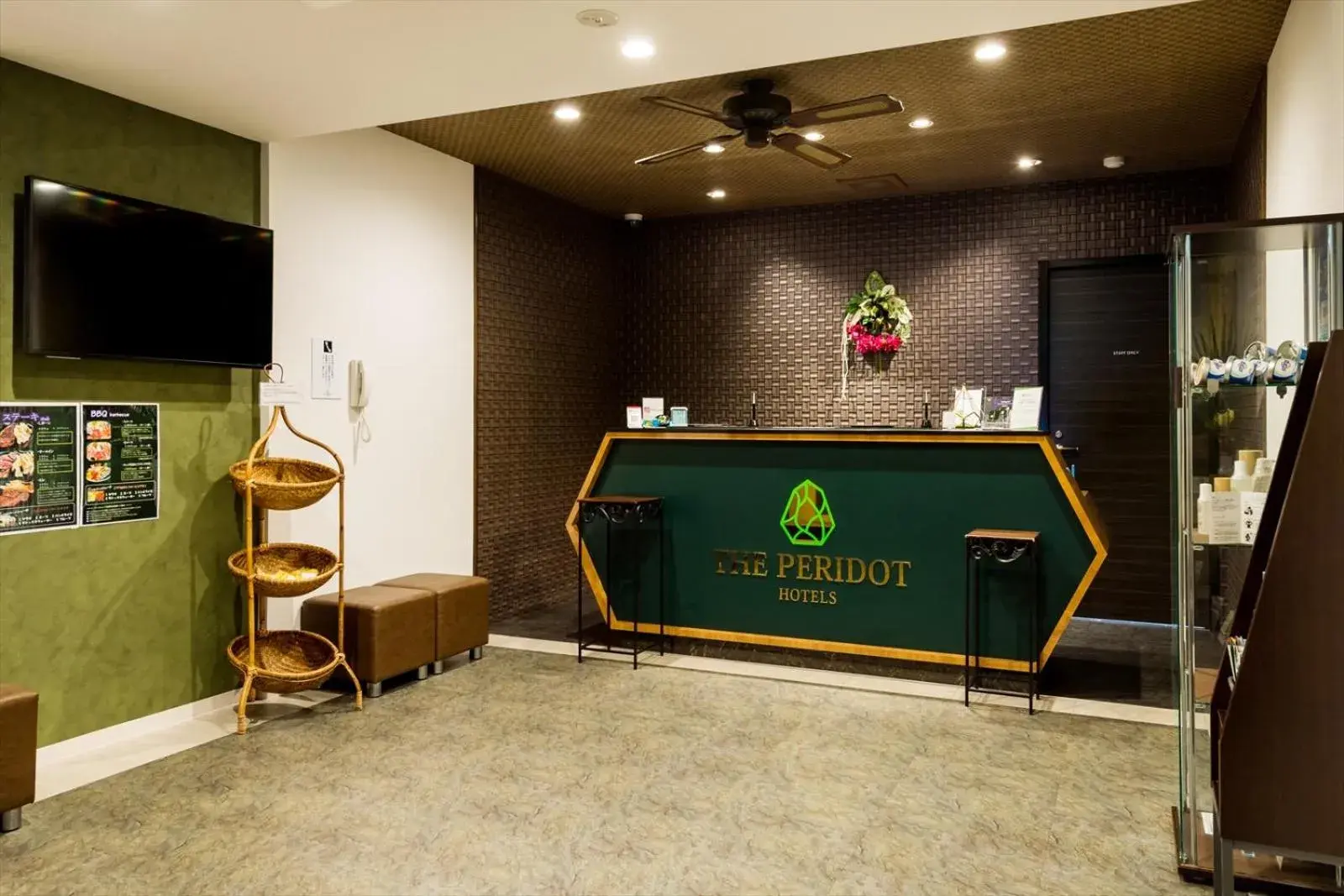 Lobby or reception in The Peridot Smart Hotel Tancha Ward Lobby or reception in The Peridot Smart Hotel Tancha Ward