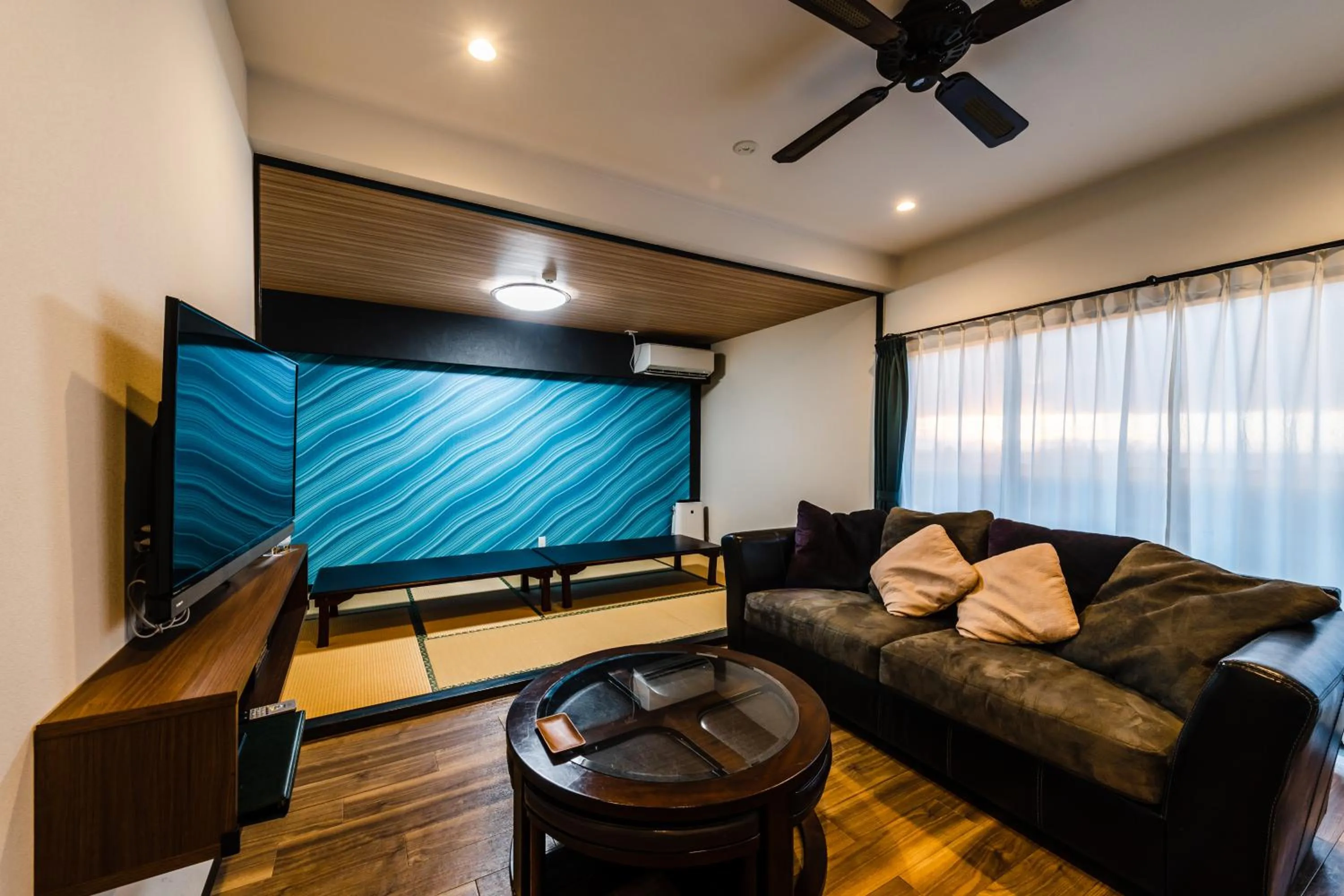 Living room in The Peridot Smart Hotel Tancha Ward