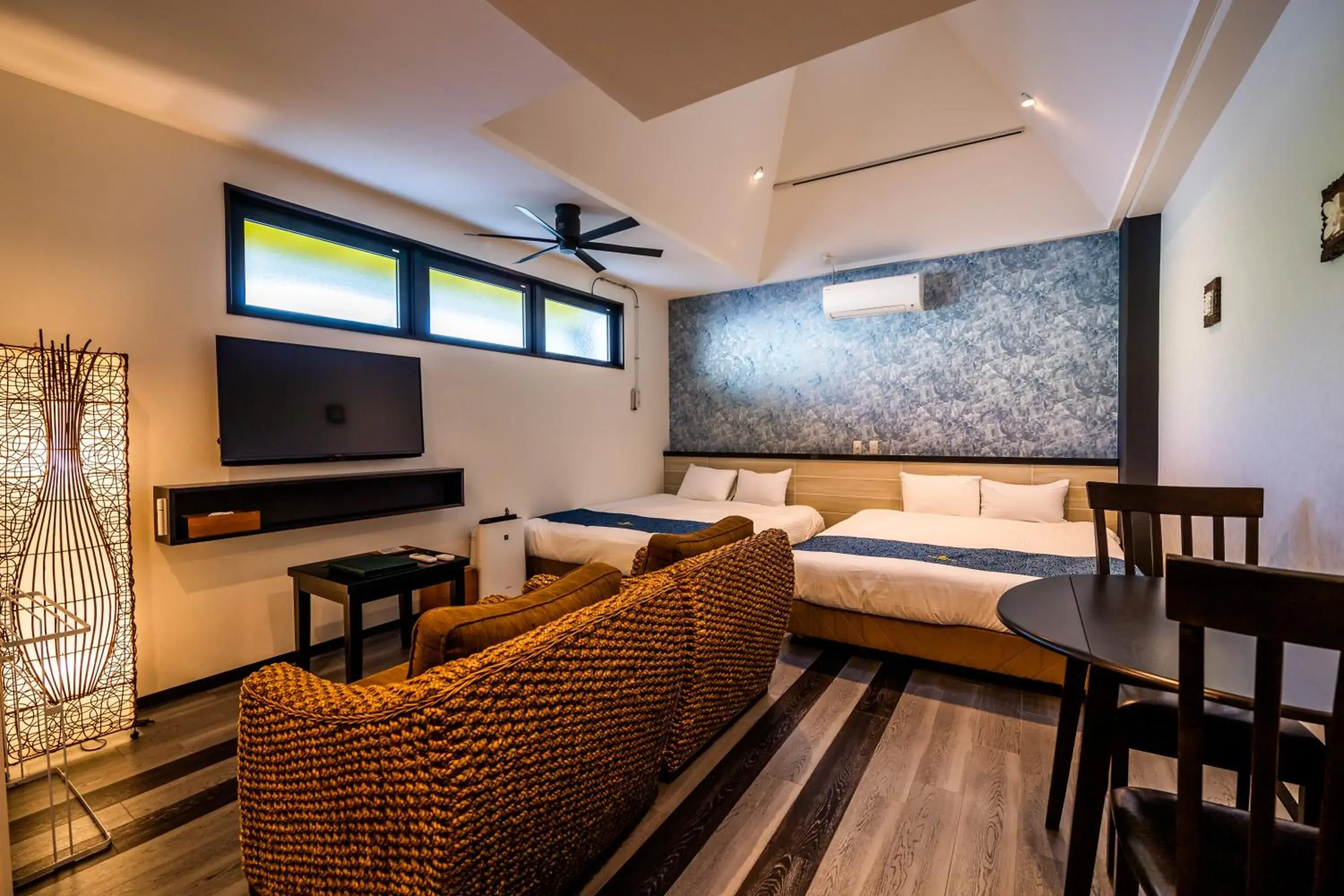 Living room, Bed in The Peridot Smart Hotel Tancha Ward Living room, Bed in The Peridot Smart Hotel Tancha Ward