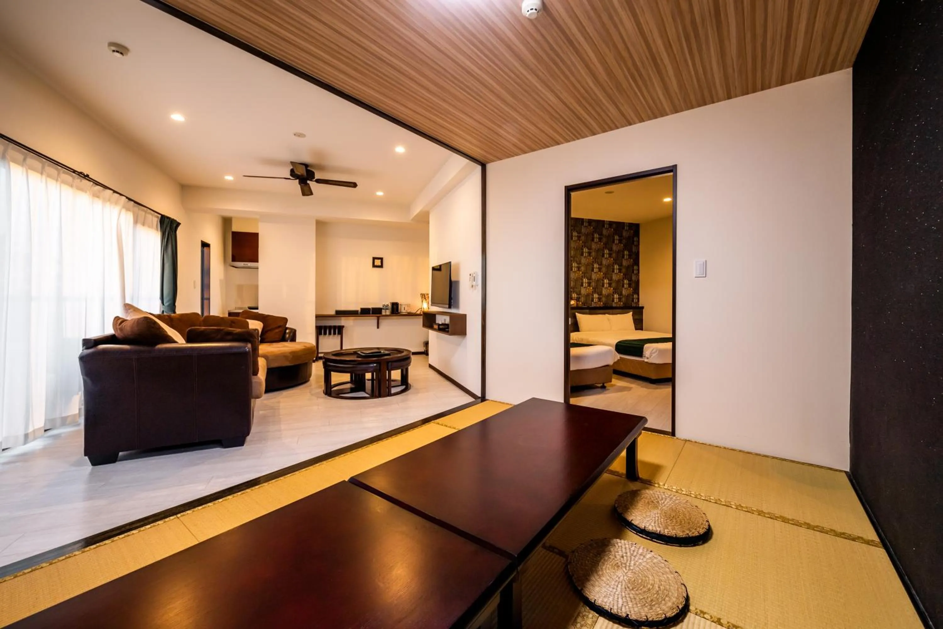 Living room in The Peridot Smart Hotel Tancha Ward