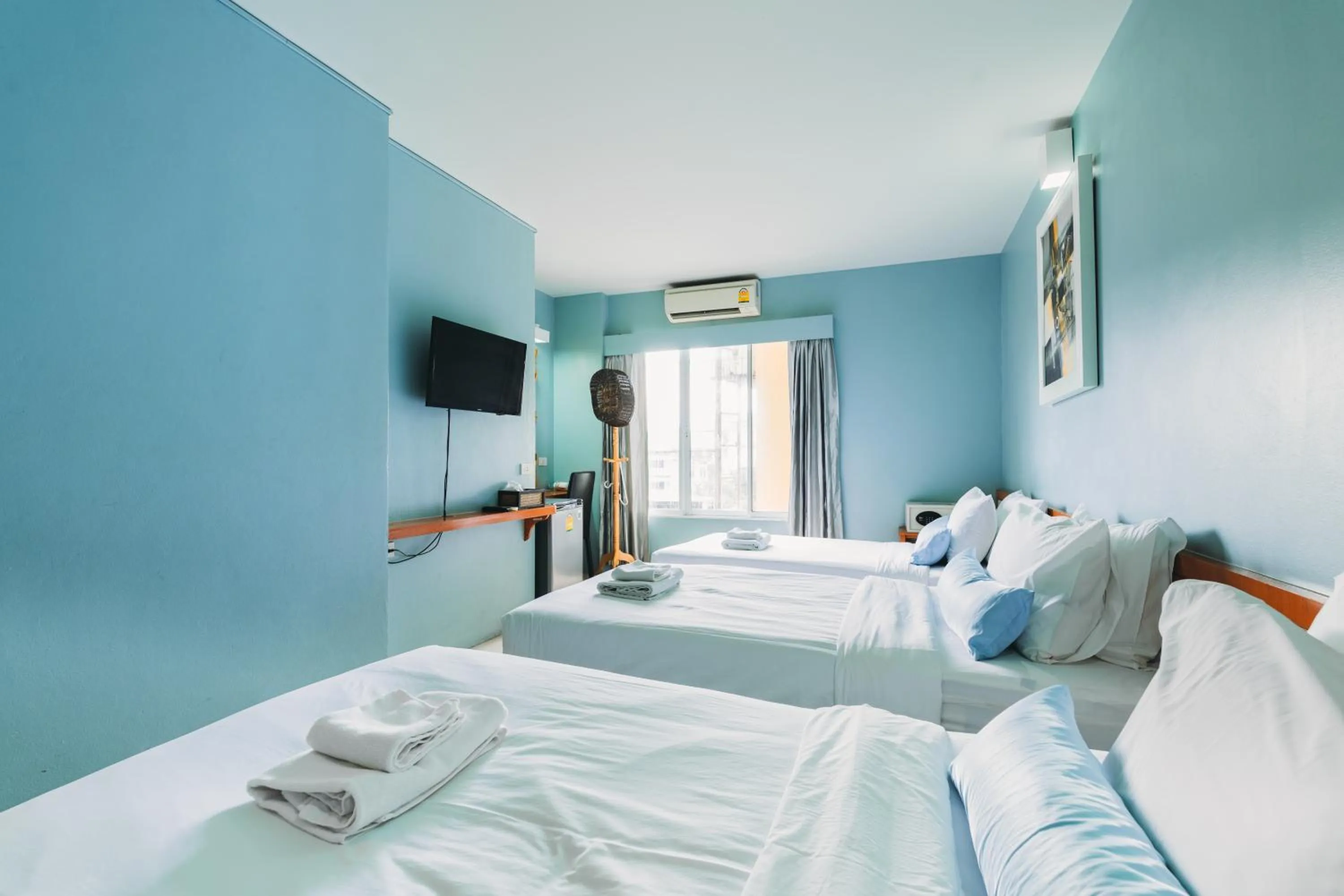 Bed in Villa Cha-Cha Khaosan Rambuttri