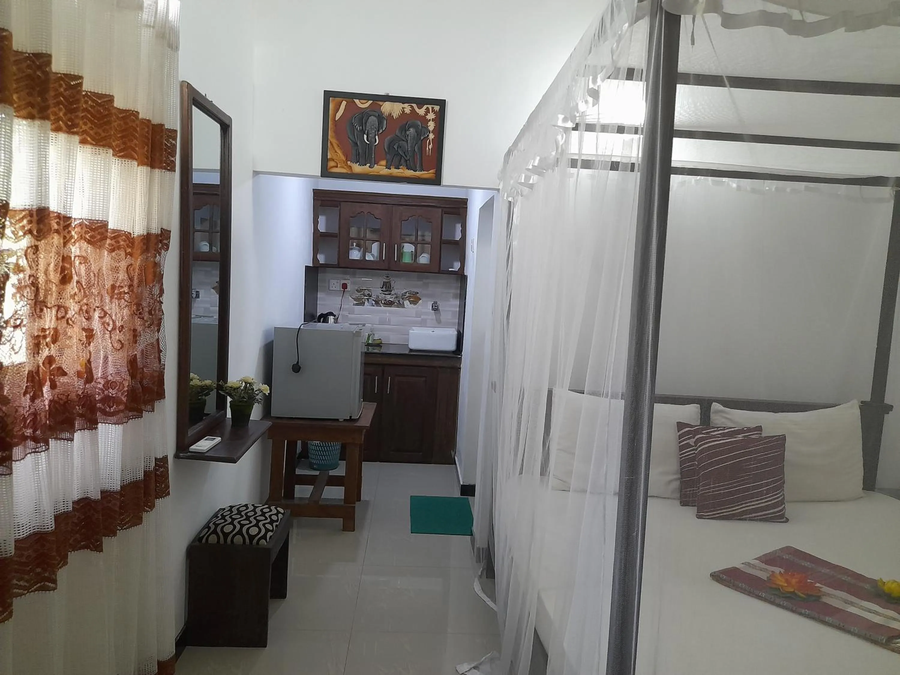 Bed in Ging View Villa