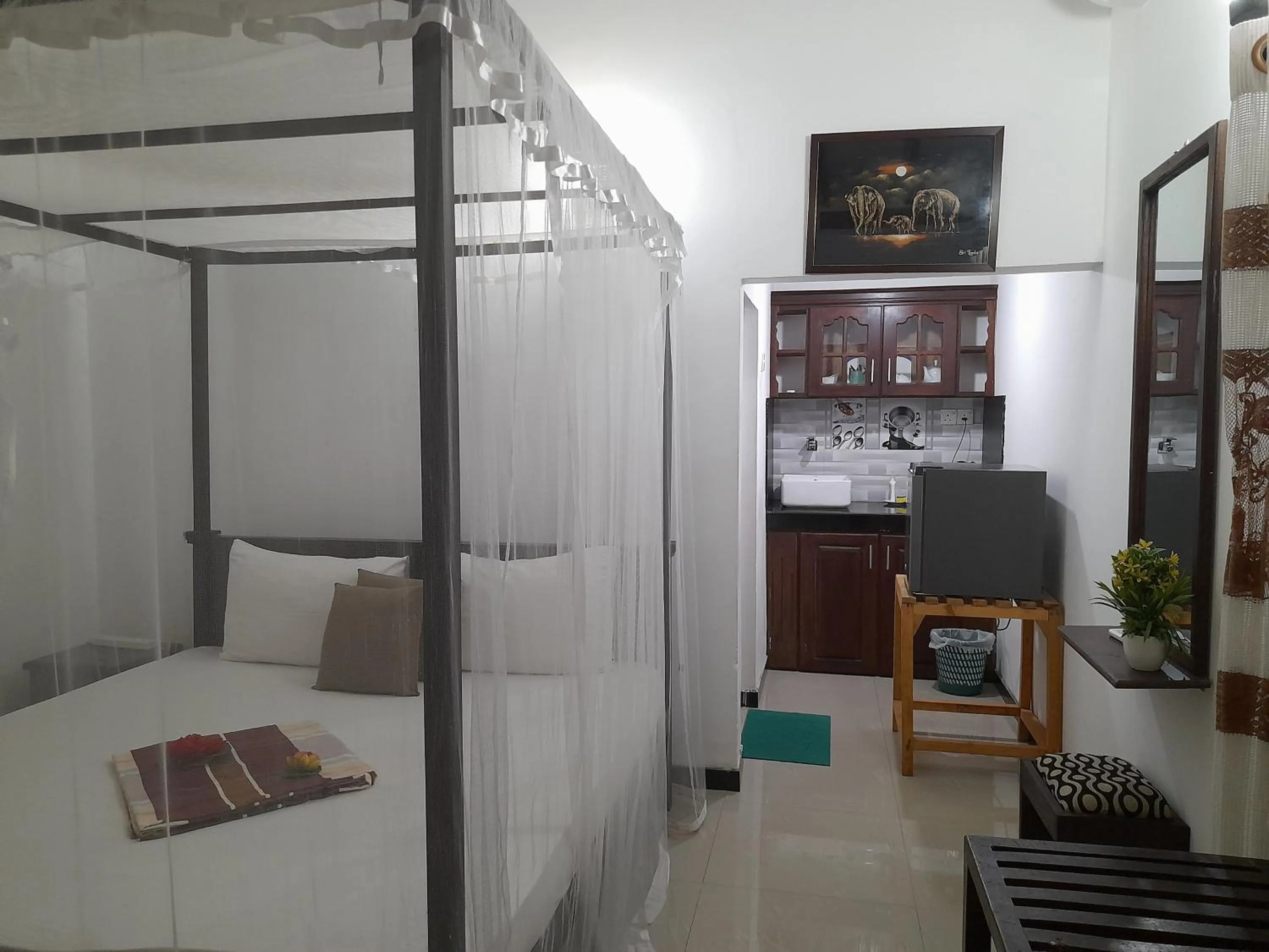 Bed in Ging View Villa