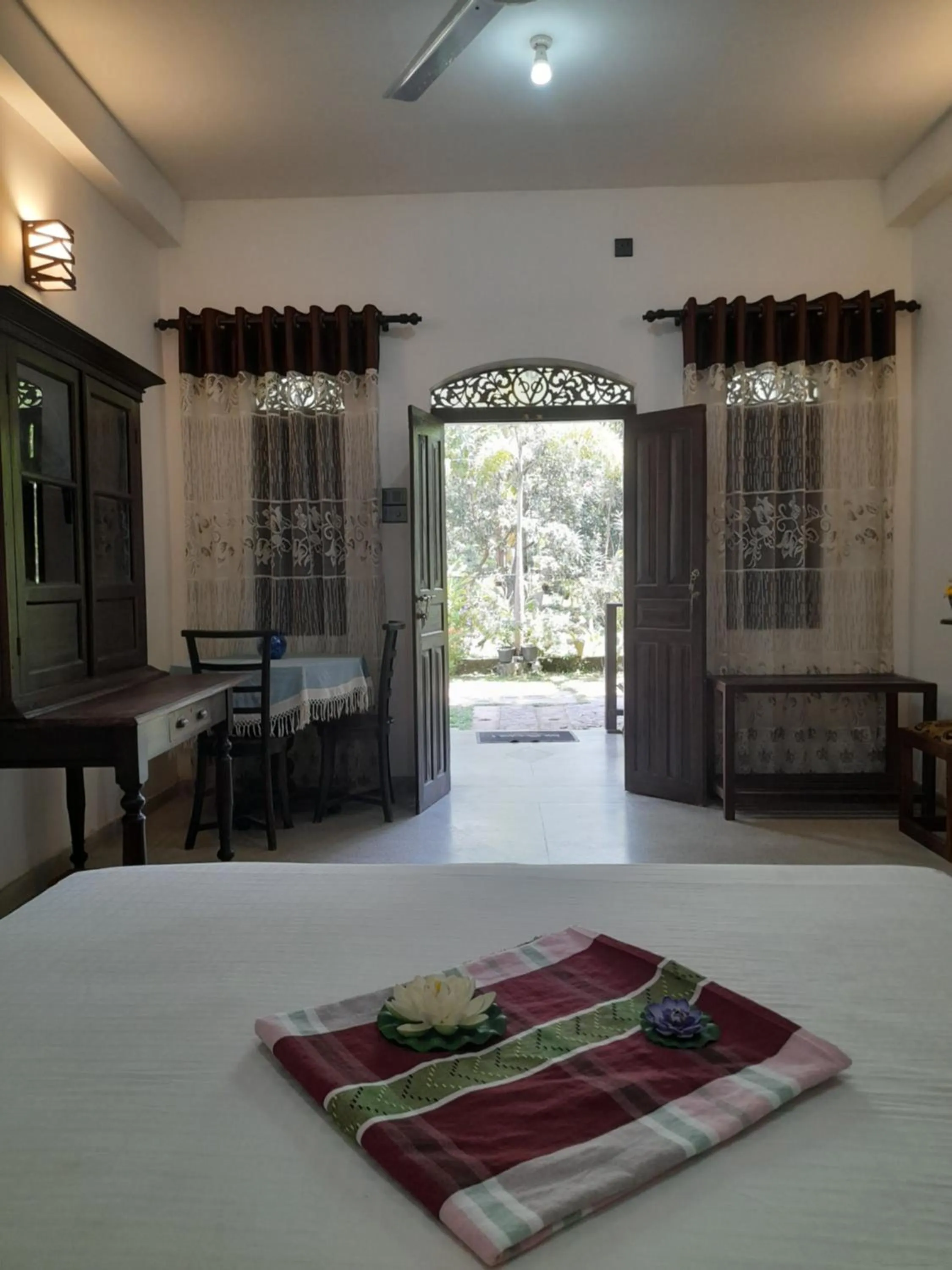 Bed in Ging View Villa