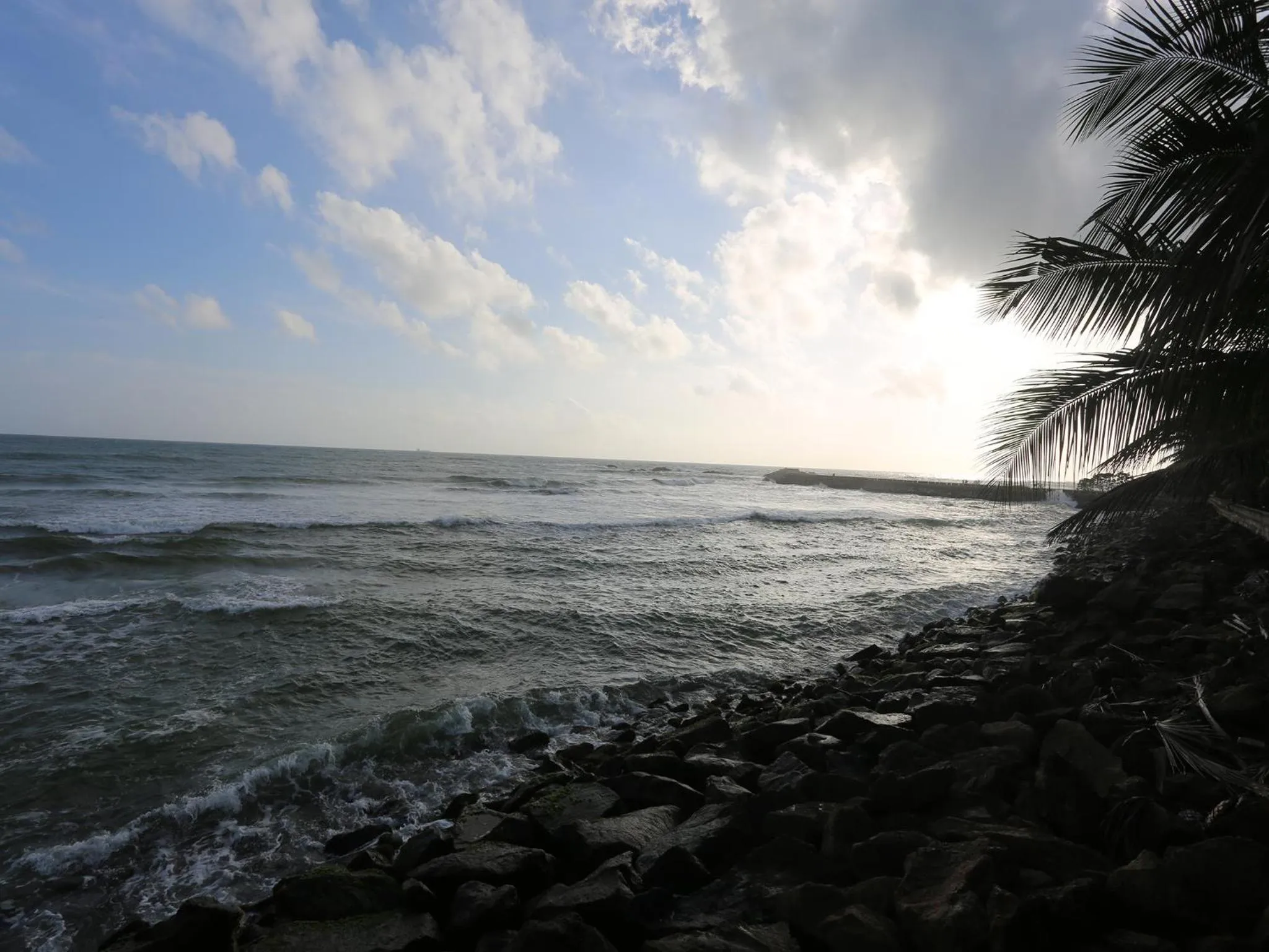 Beach in Ging View Villa