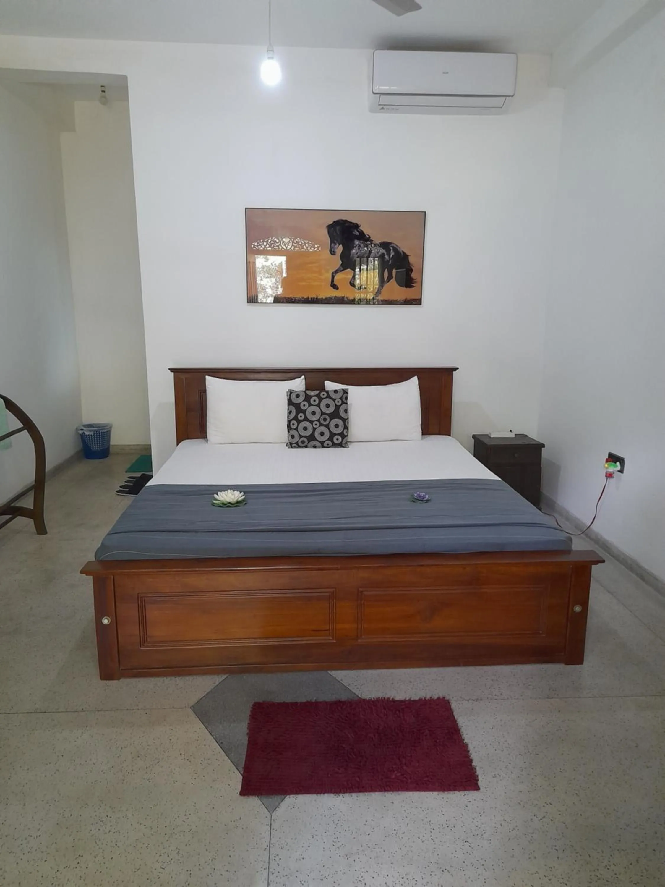 Bed in Ging View Villa