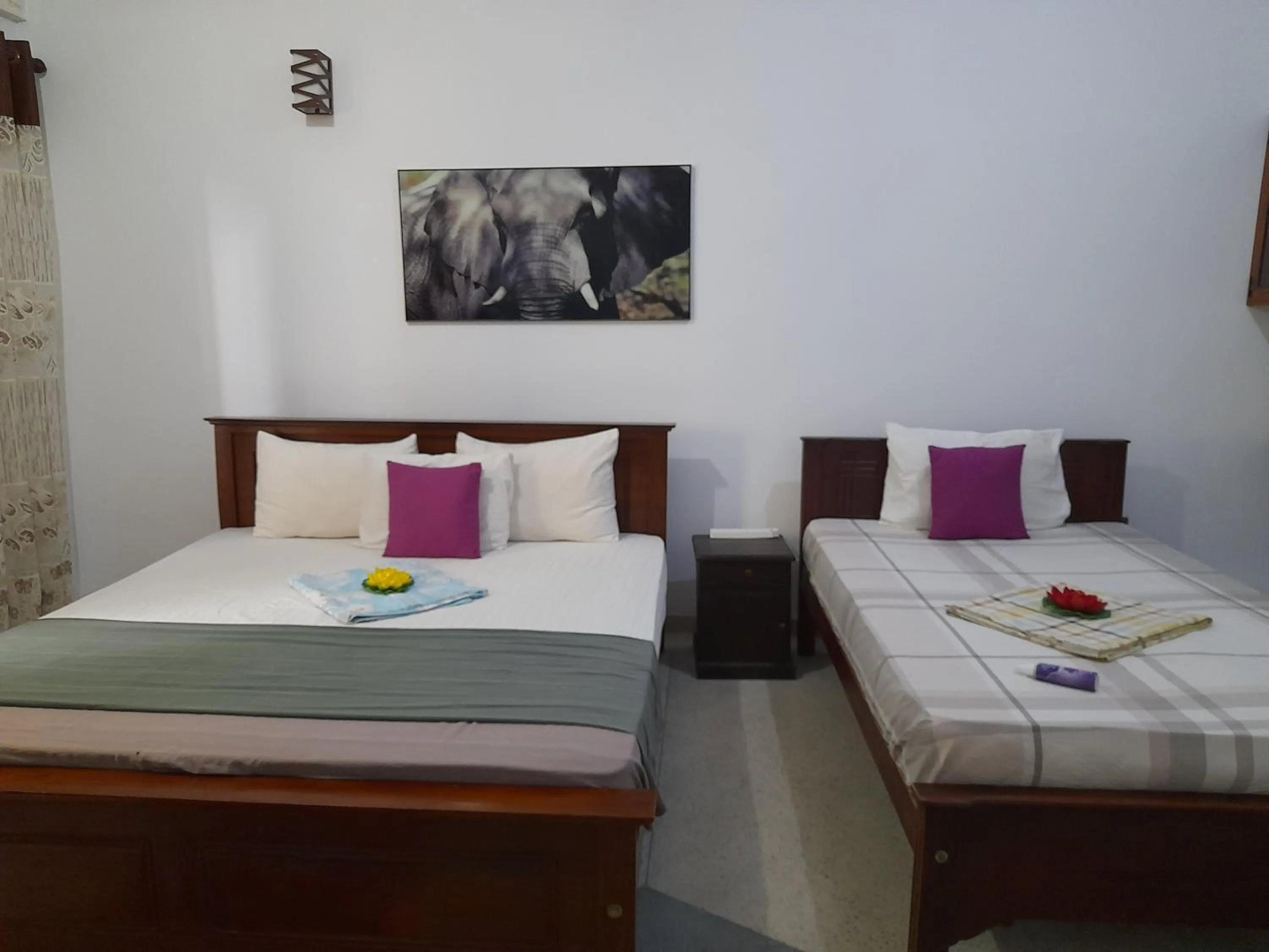 Bed in Ging View Villa