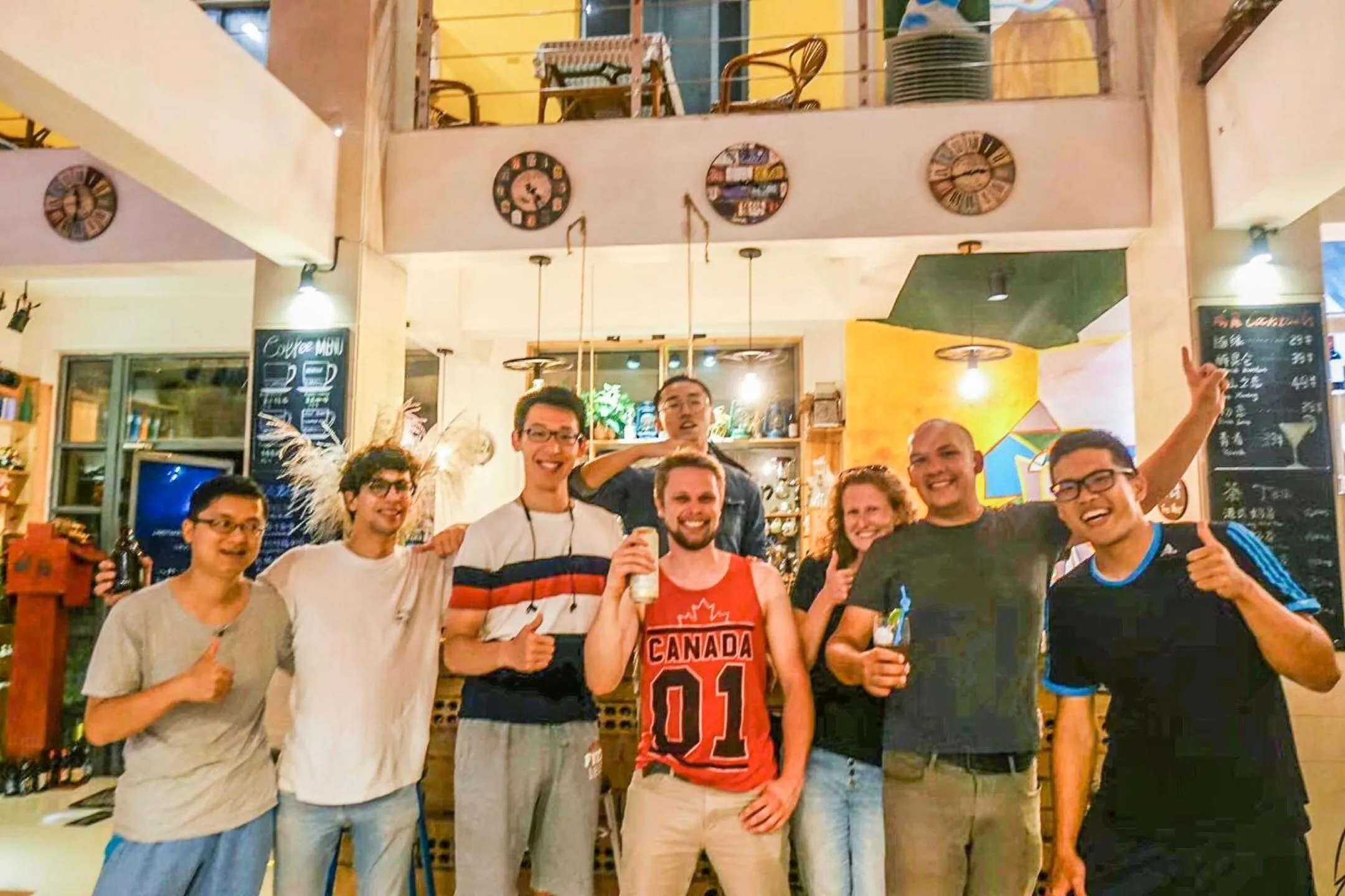 People in Kunlun International Youth Hostel