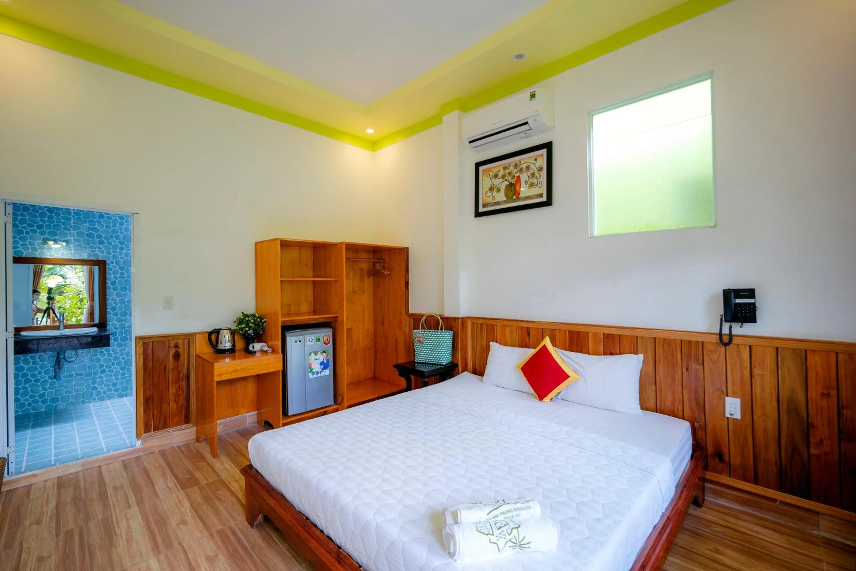 Bed in Mai Binh Phuong Bungalow