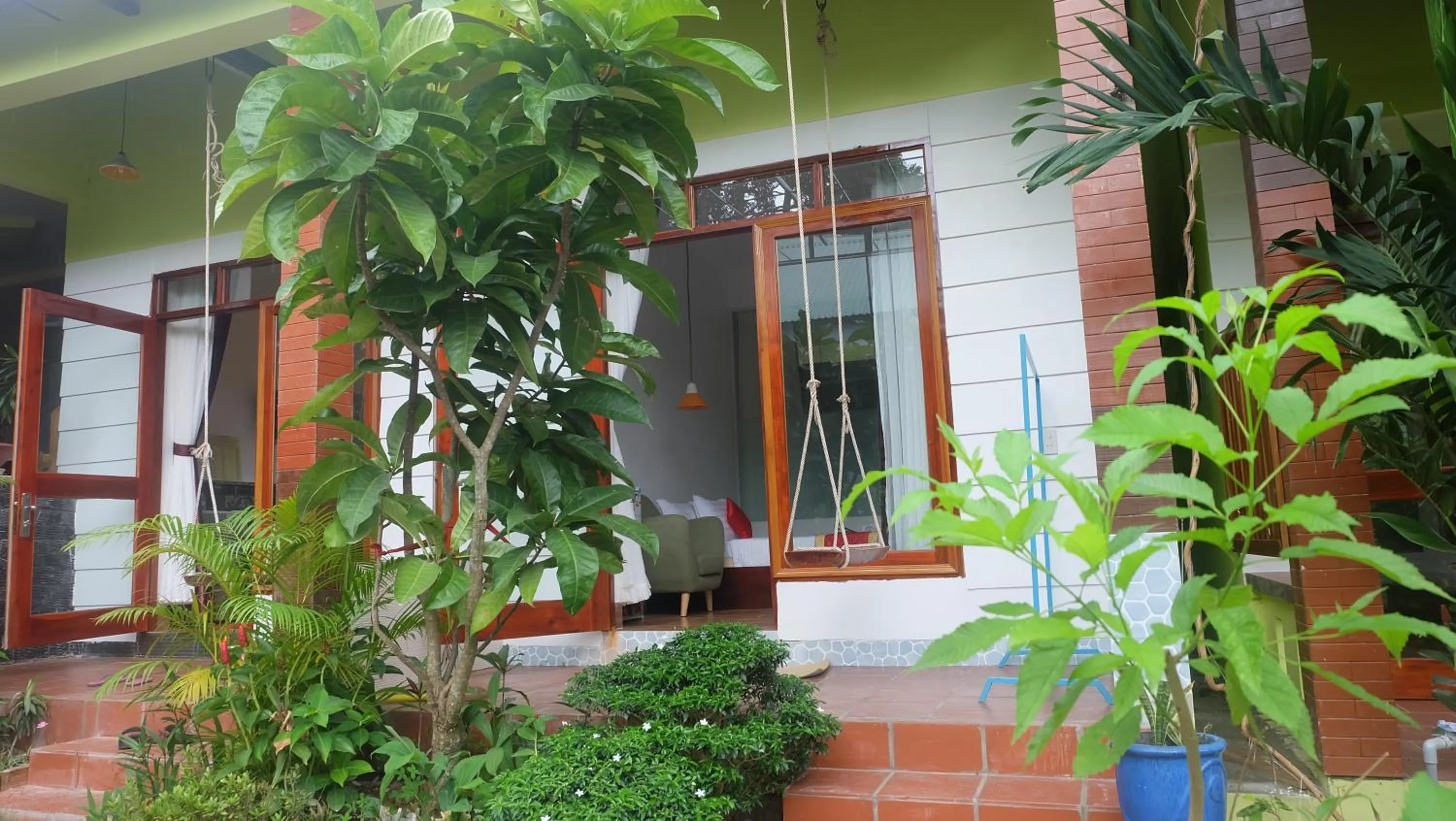 Garden view in Mai Binh Phuong Bungalow