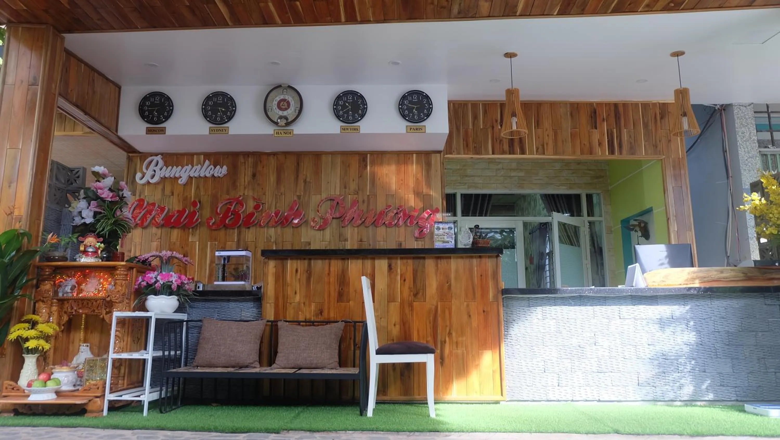 Living room in Mai Binh Phuong Bungalow
