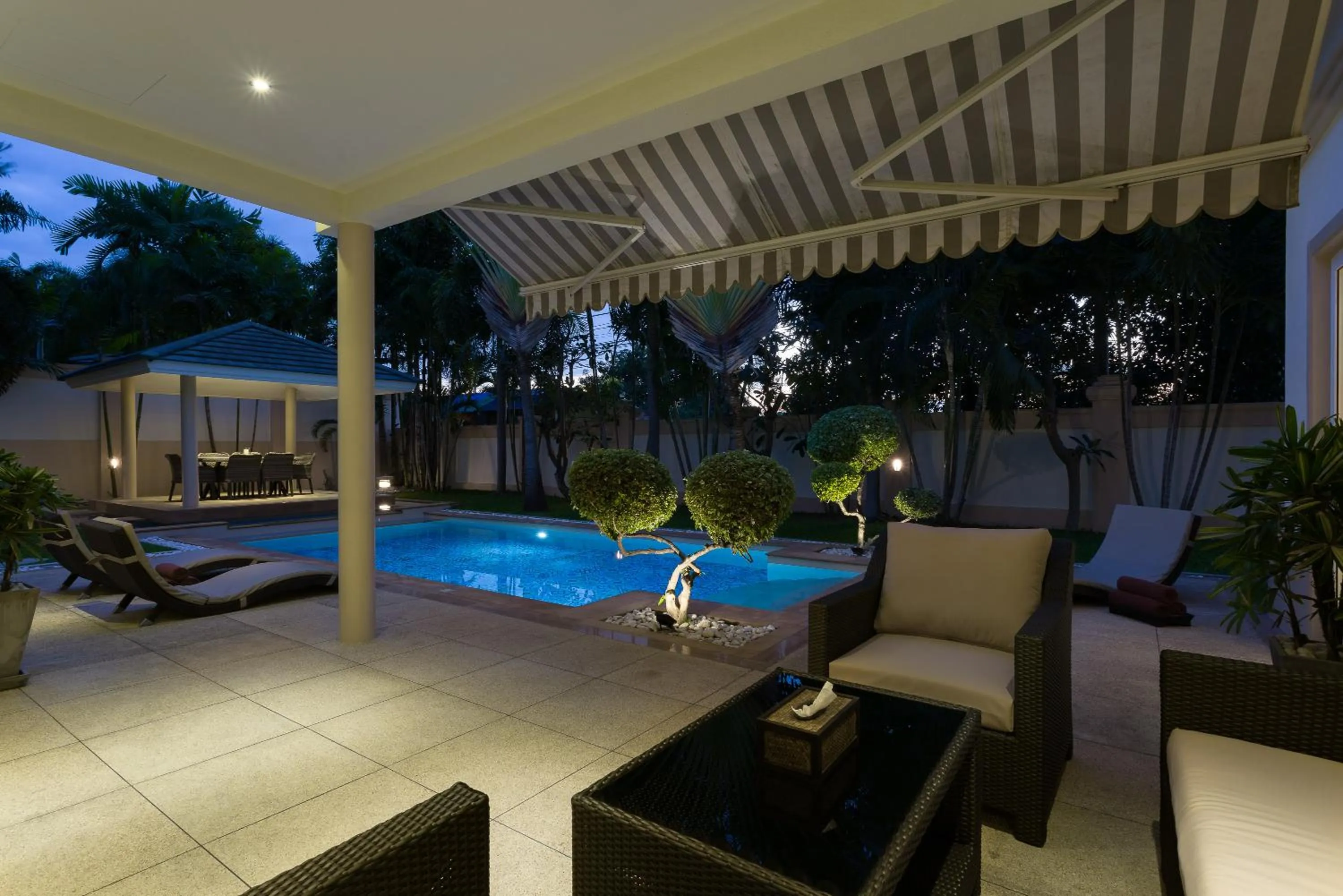 Balcony/Terrace in Luxury Pool Villa 3BR 6-8 persons